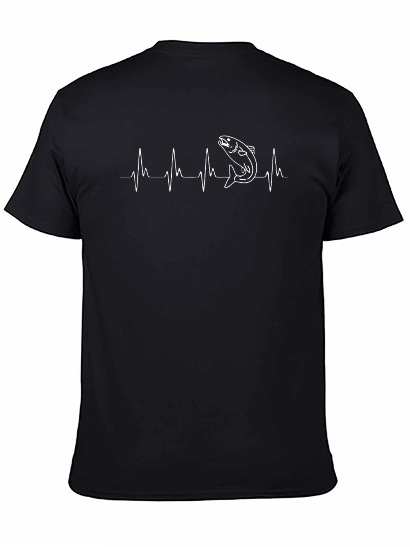 Fishing Heartbeat T-Shirt - Bass Angler Tee