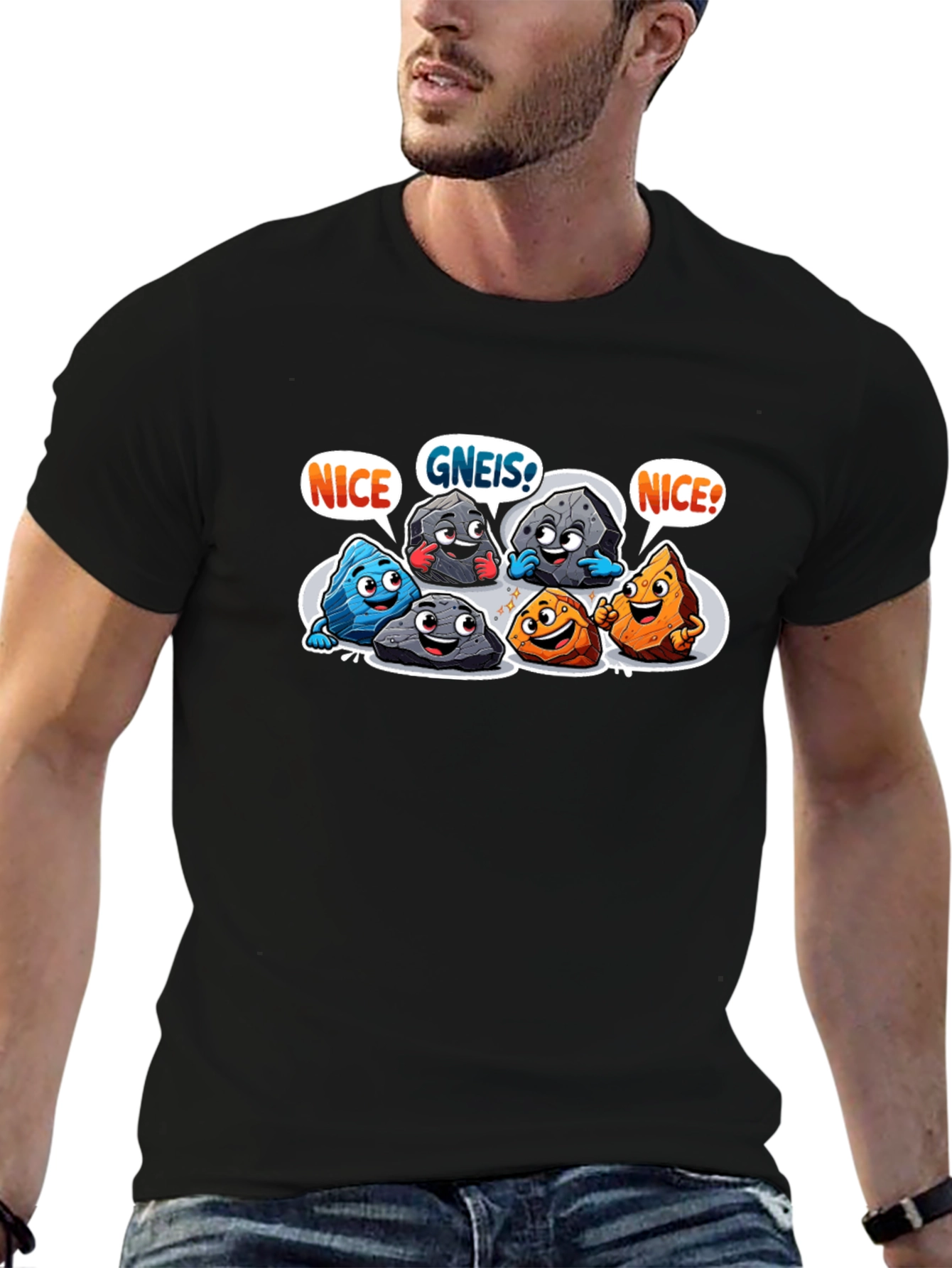 Funny Rock Puns Graphic T-Shirt