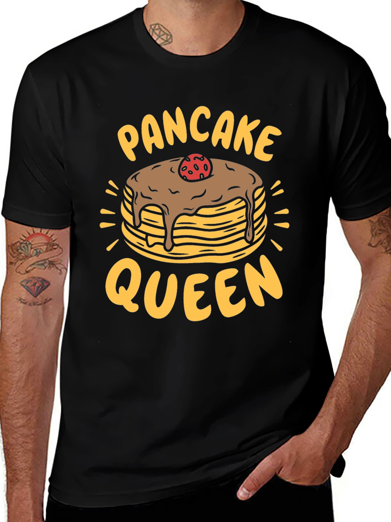 Pancake Queen Graphic T-Shirt - Foodie Fashion