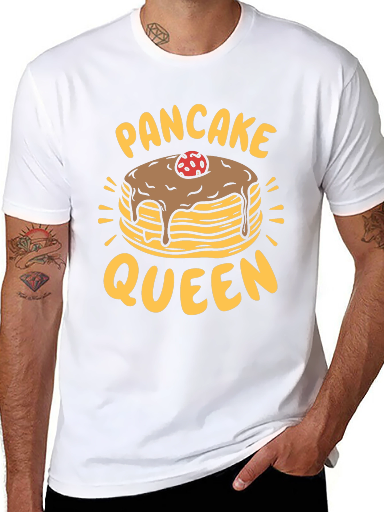 Pancake Queen Graphic T-Shirt - Foodie Fashion