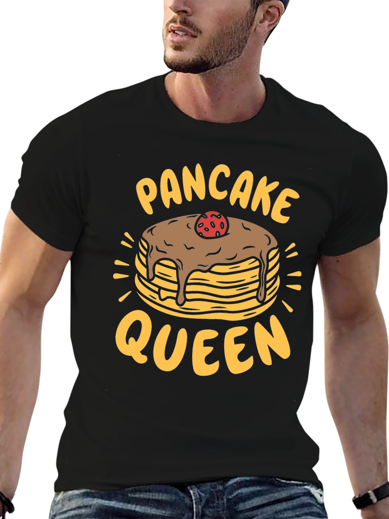 Pancake Queen Graphic T-Shirt - Foodie Fashion