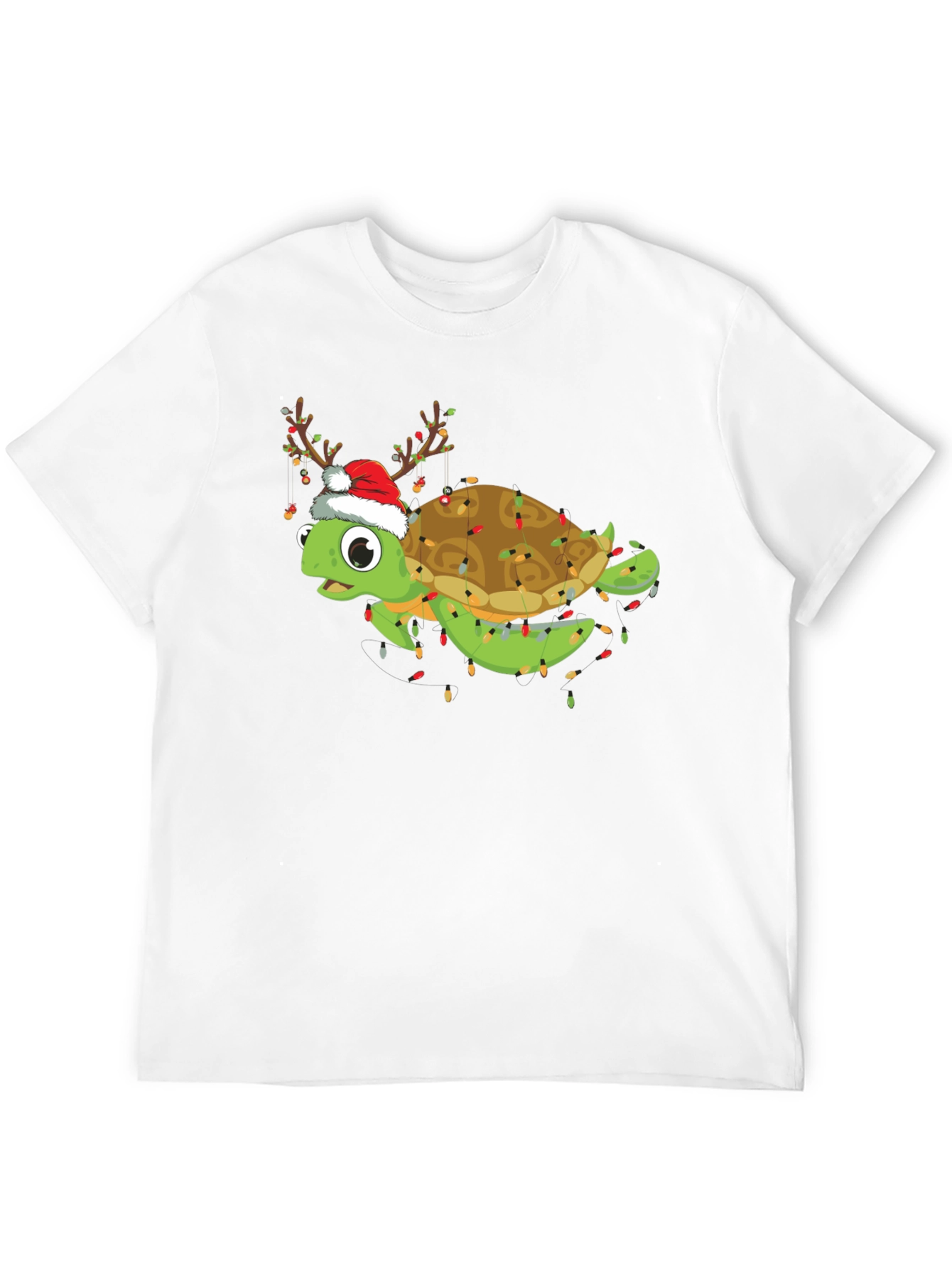 Festive Turtle Christmas T-Shirt
