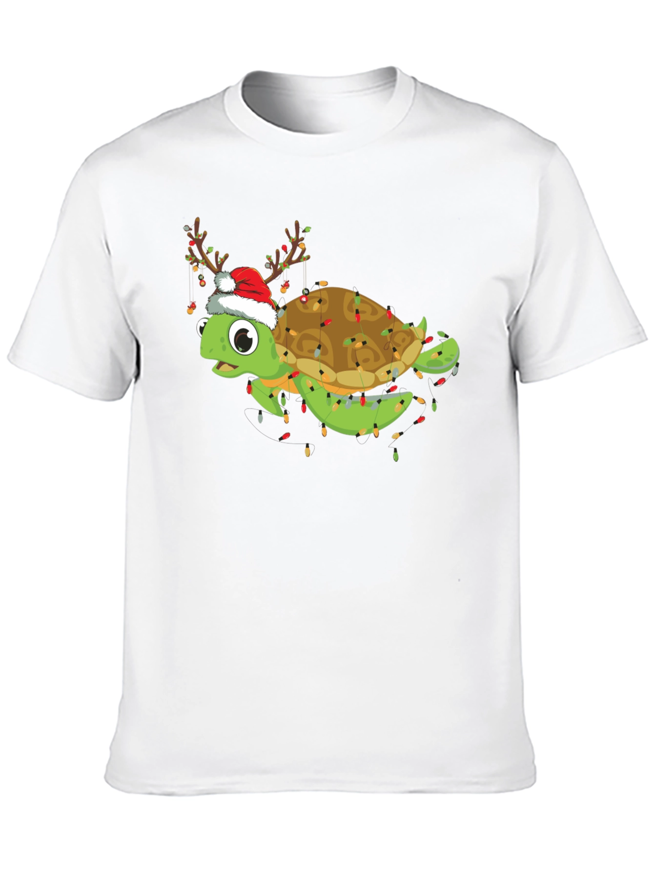 Festive Turtle Christmas T-Shirt