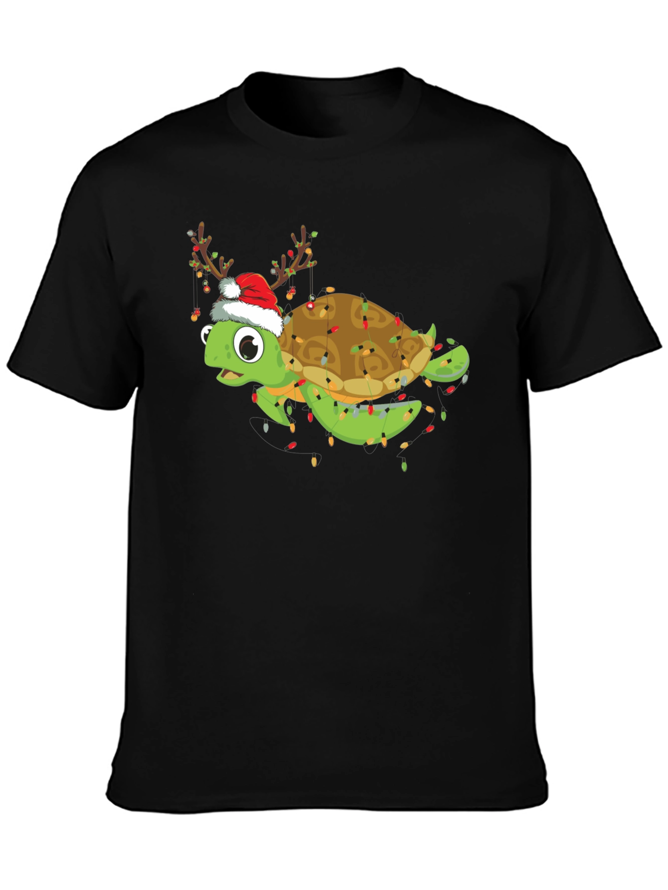 Festive Turtle Christmas T-Shirt