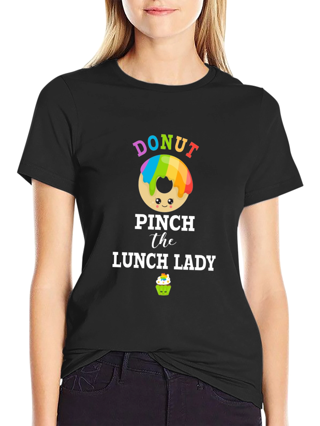 Donut Pinch Lunch Lady T-Shirt