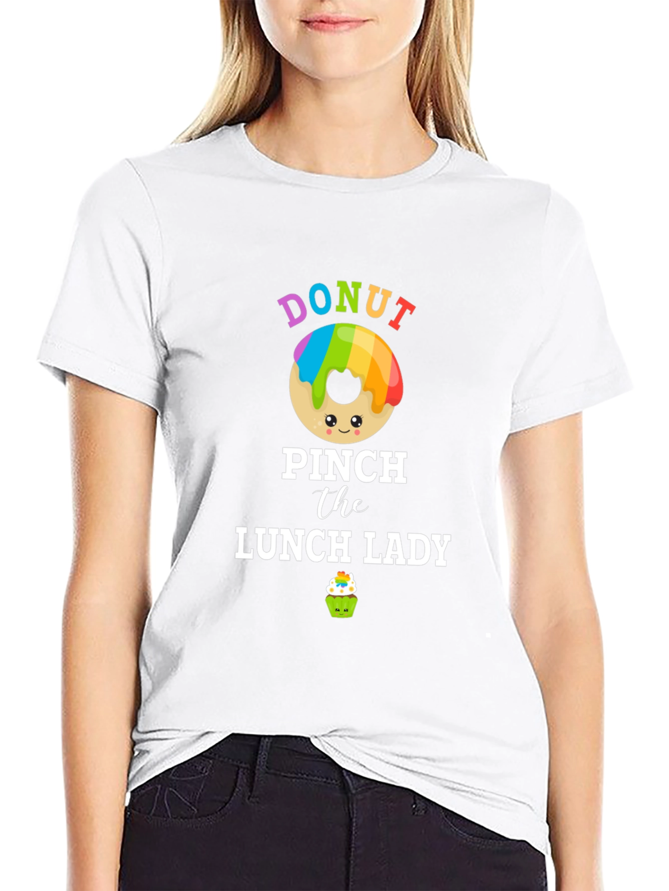 Donut Pinch Lunch Lady T-Shirt