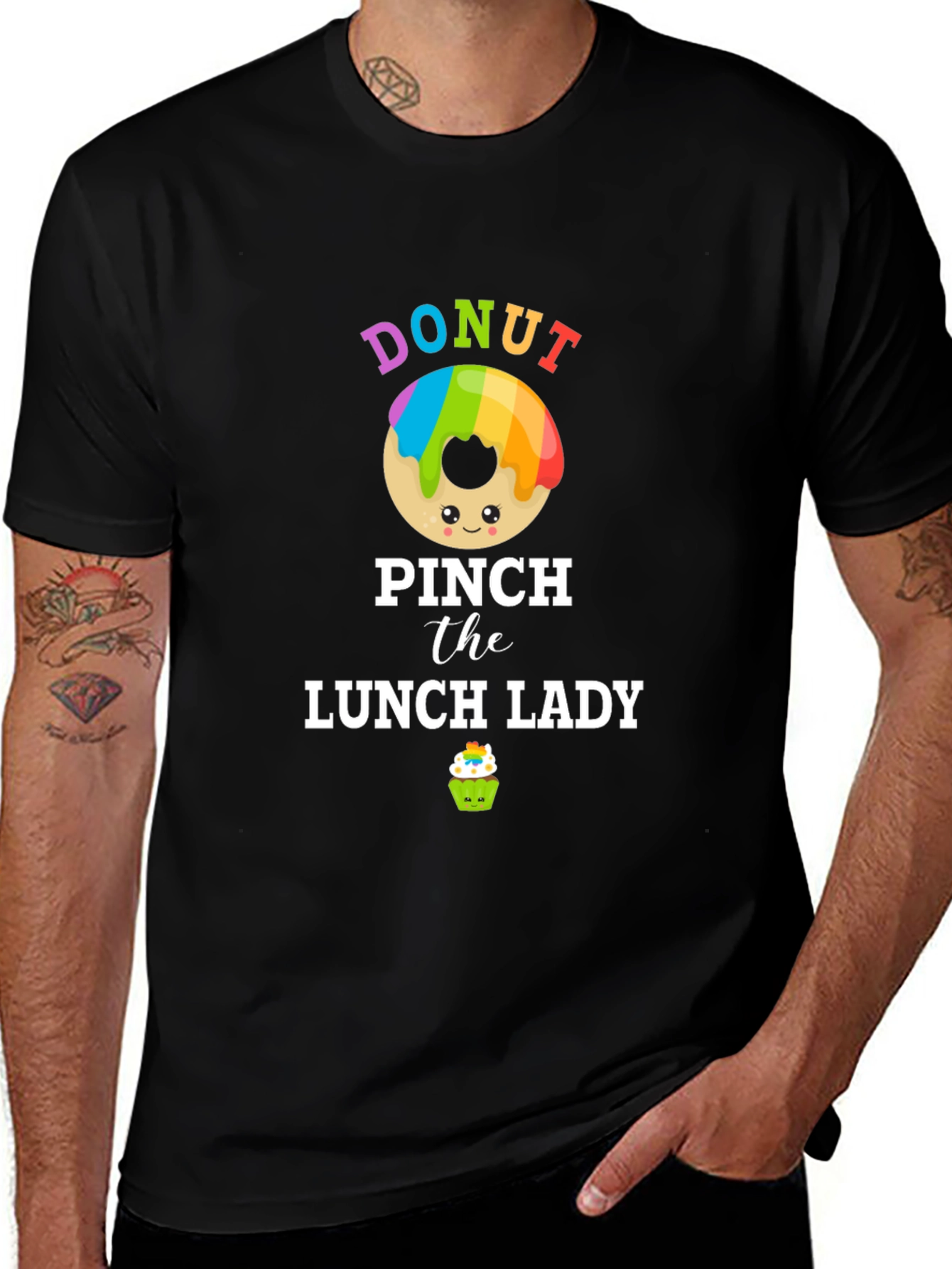 Donut Pinch Lunch Lady T-Shirt