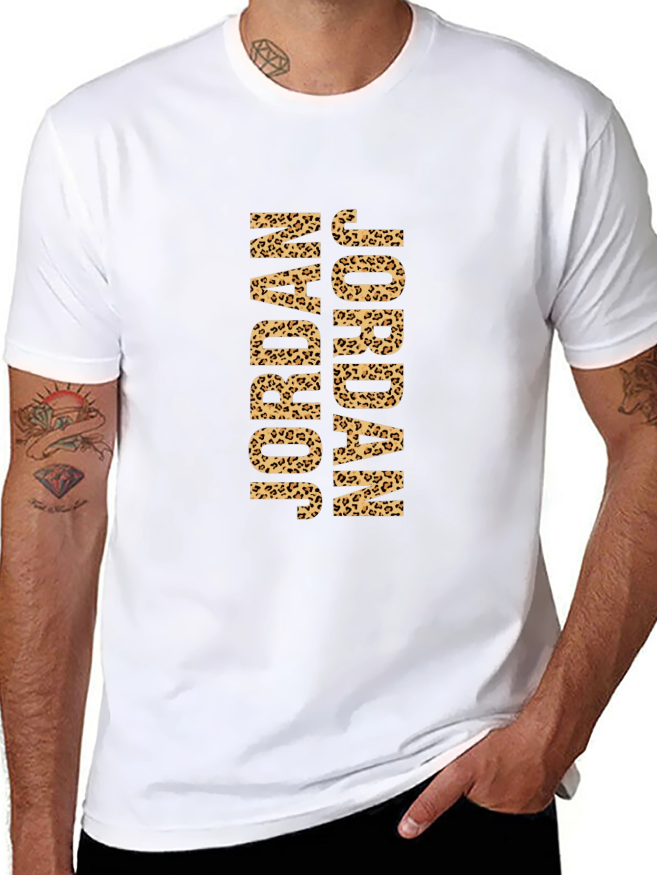 JORDAN Leopard Print T-Shirt