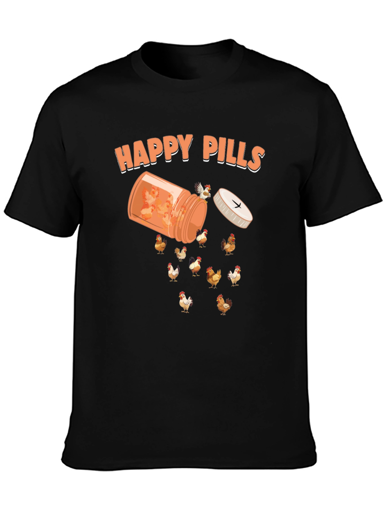 Happy Pills Chicken T-Shirt