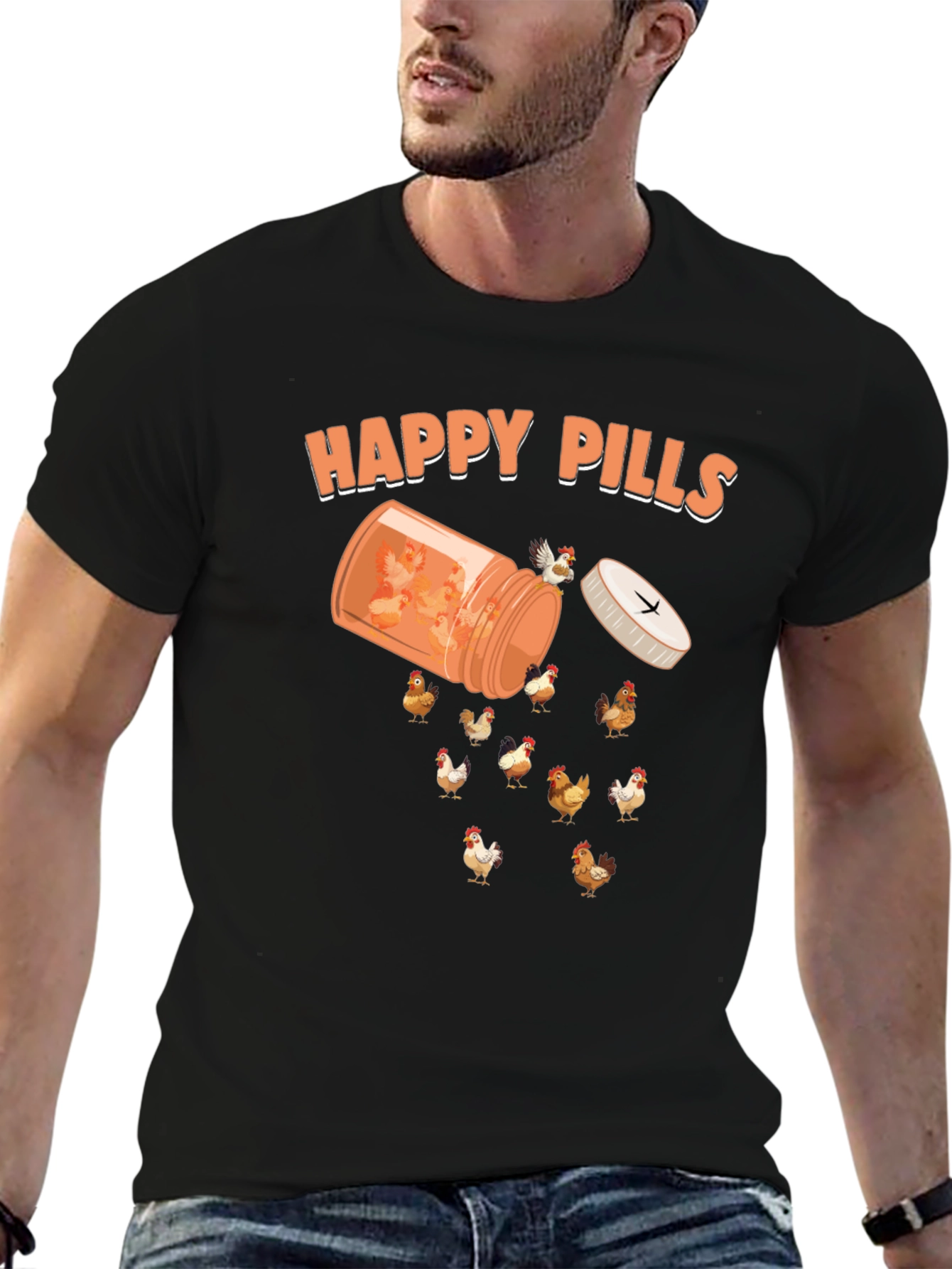 Happy Pills Chicken T-Shirt