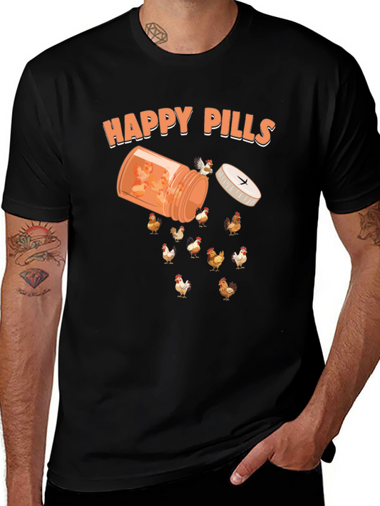 Happy Pills Chicken T-Shirt