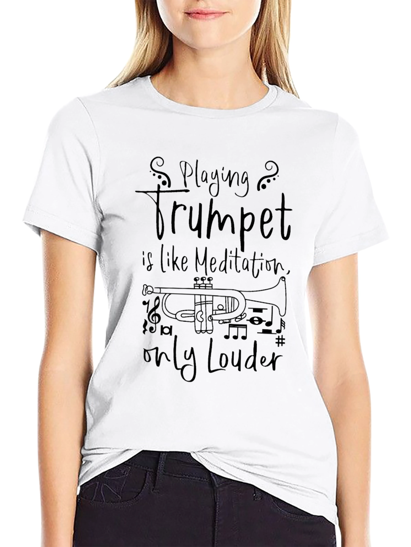 Trumpet Meditation T-Shirt - Musicians Tee