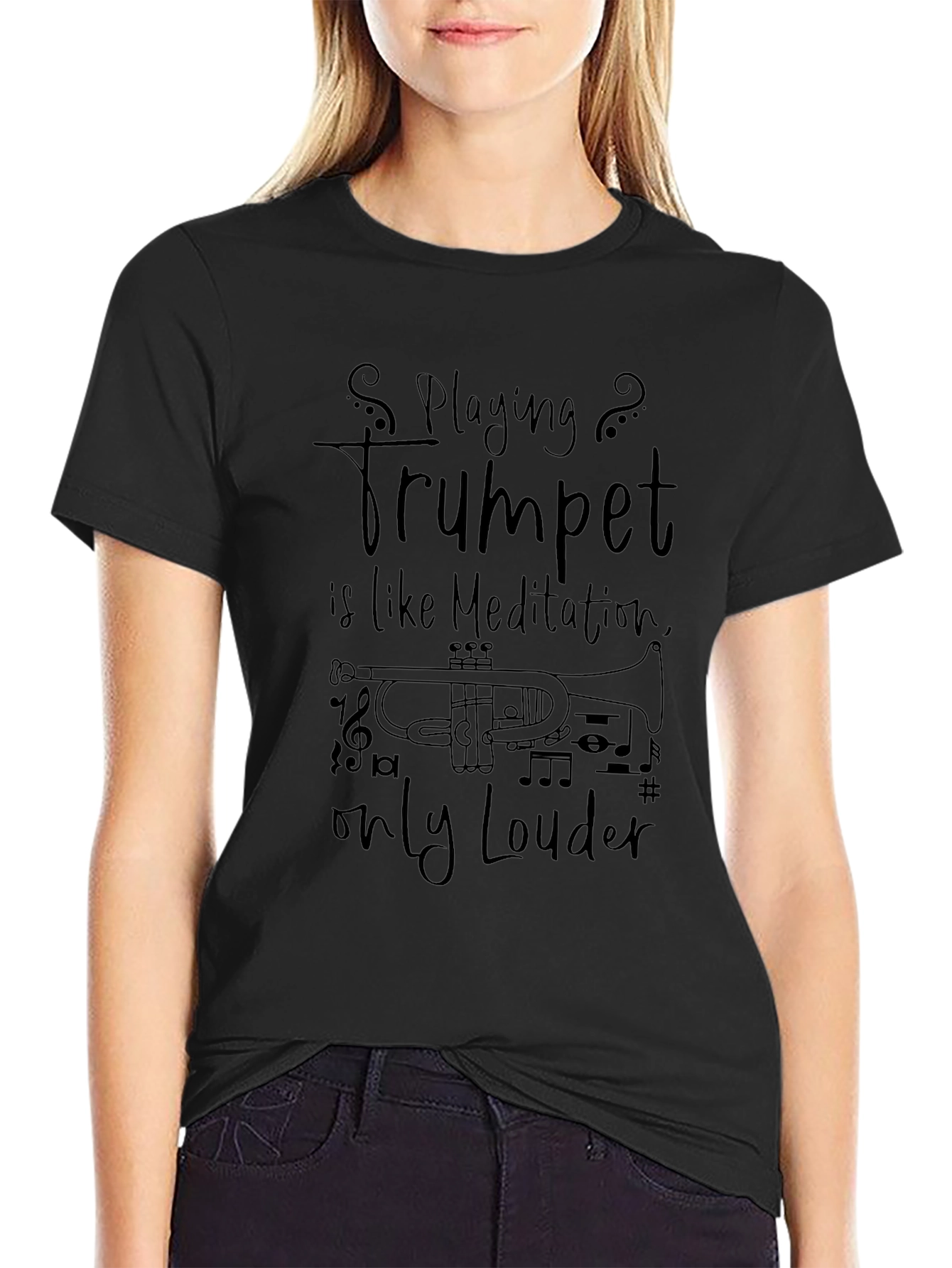 Trumpet Meditation T-Shirt - Musicians Tee