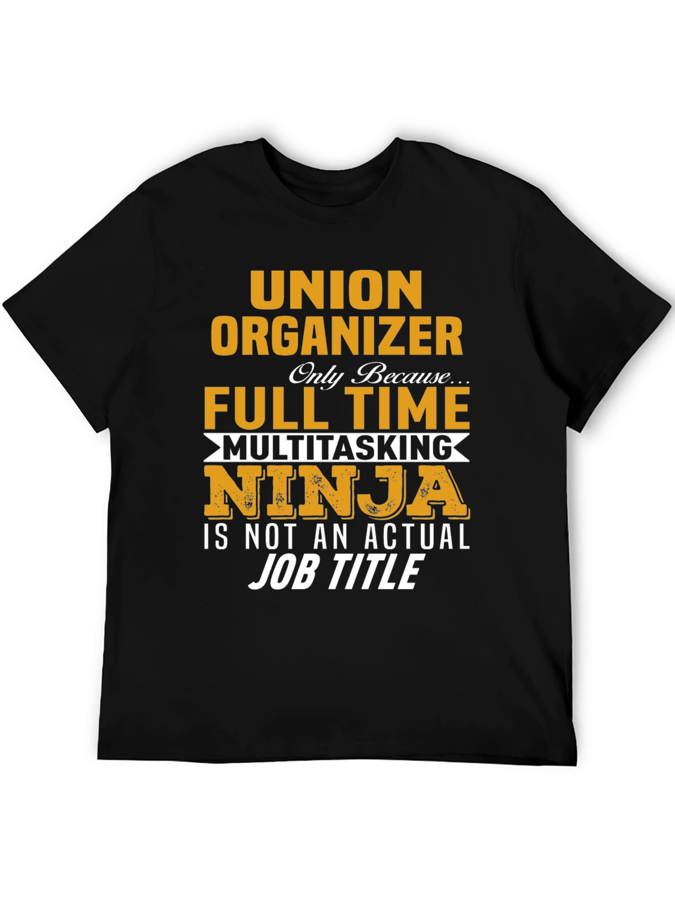 Union Organizer Multitasking Ninja Graphic T-Shirt