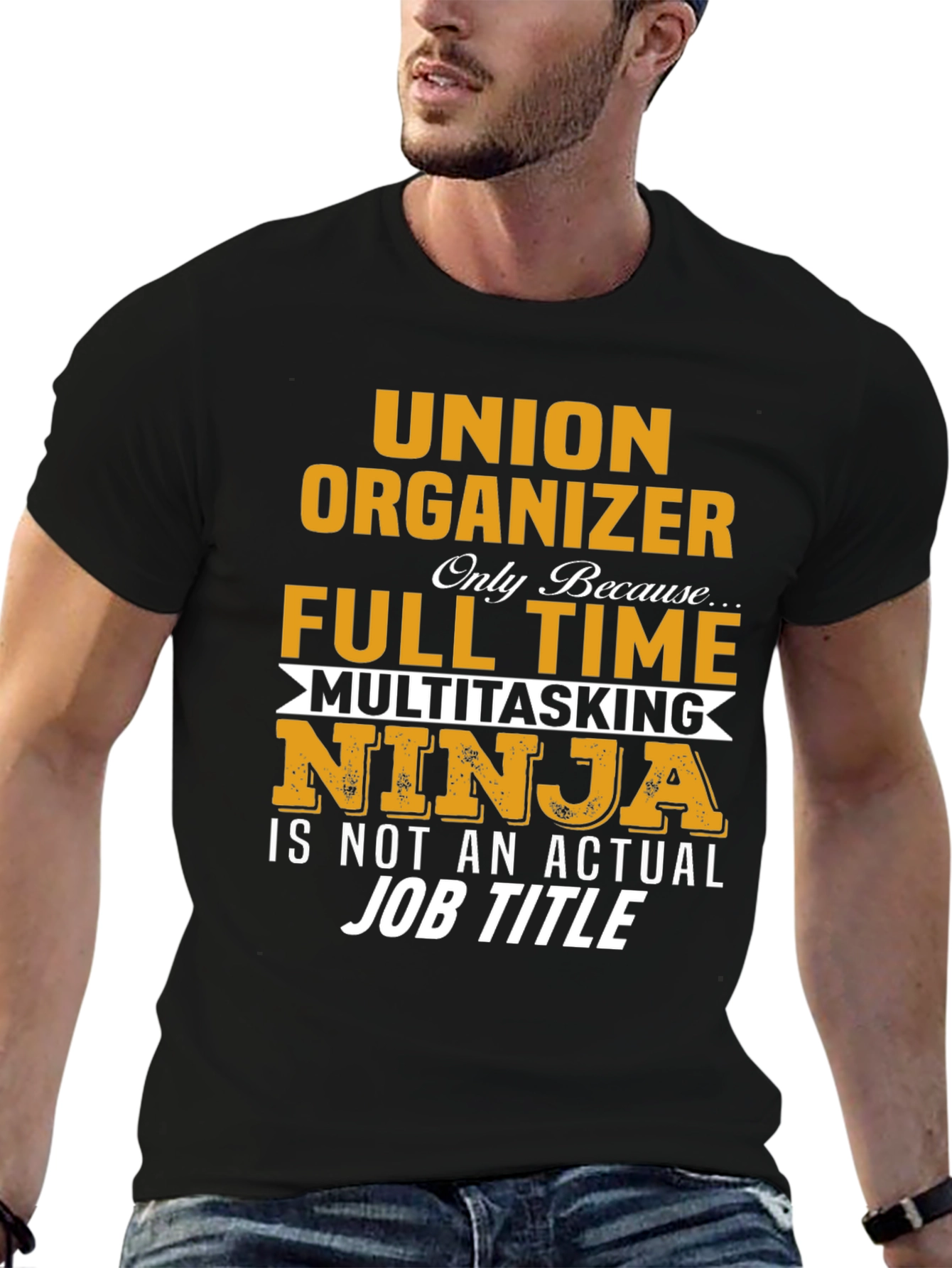 Union Organizer Multitasking Ninja Graphic T-Shirt