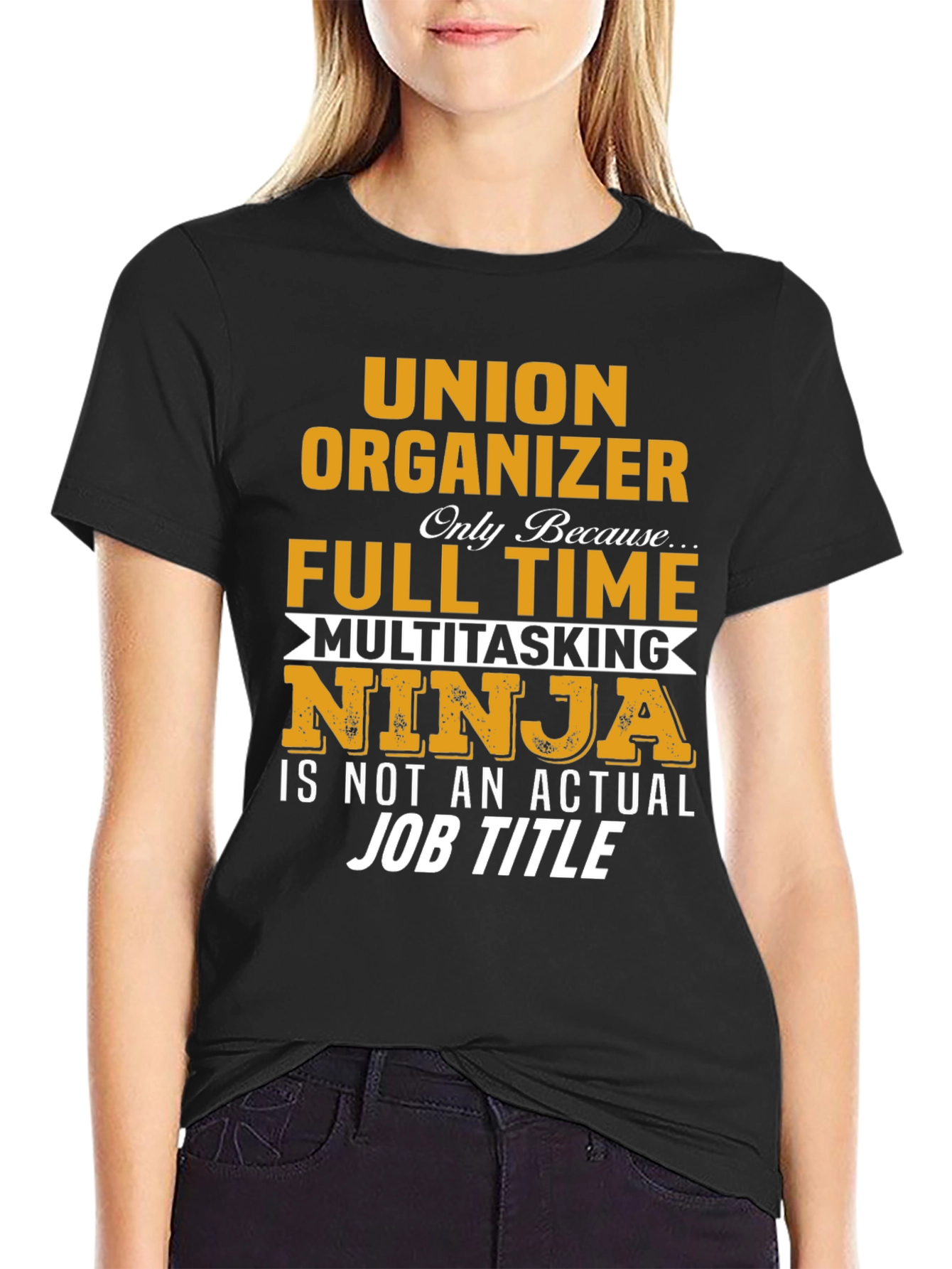 Union Organizer Multitasking Ninja Graphic T-Shirt