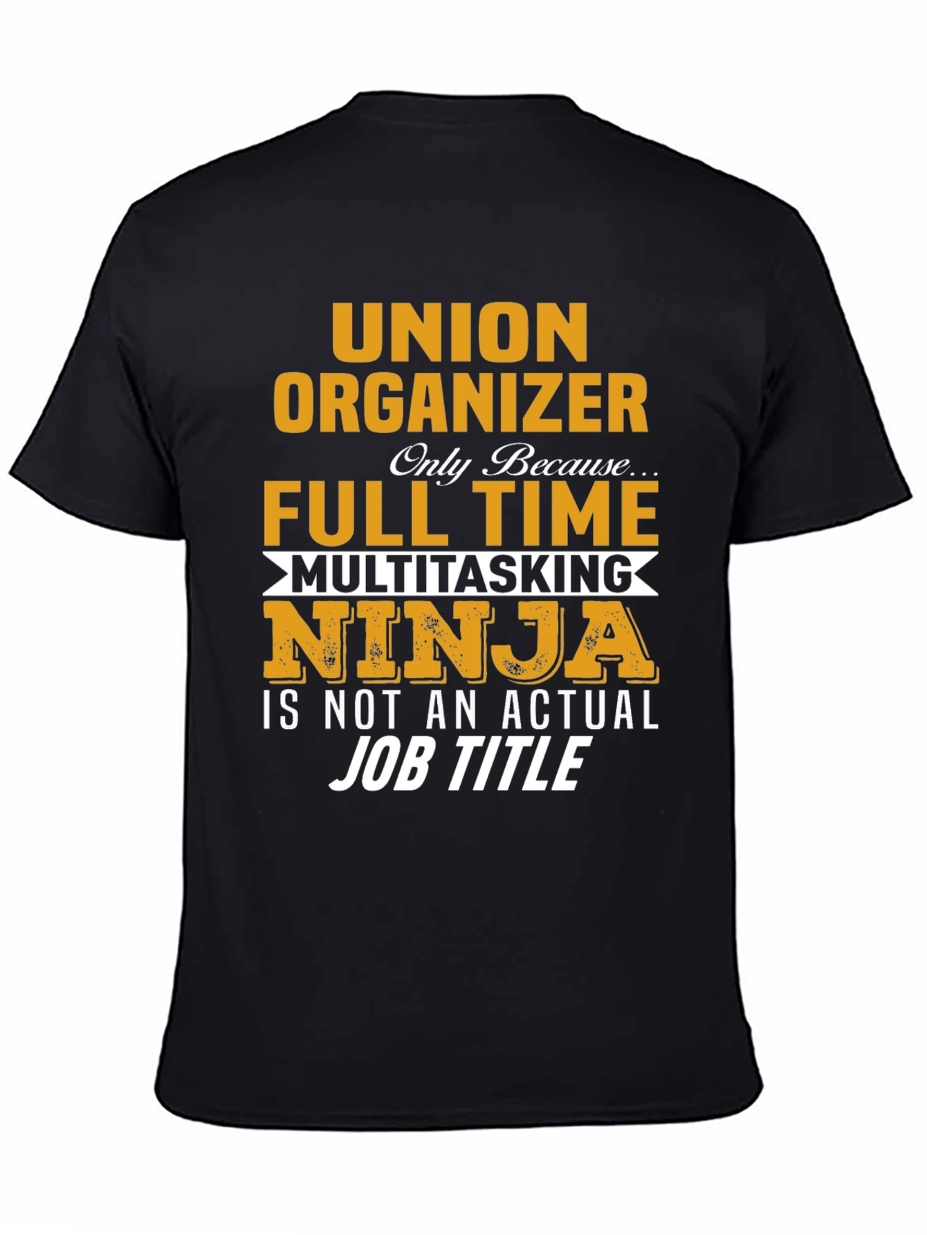 Union Organizer Multitasking Ninja Graphic T-Shirt