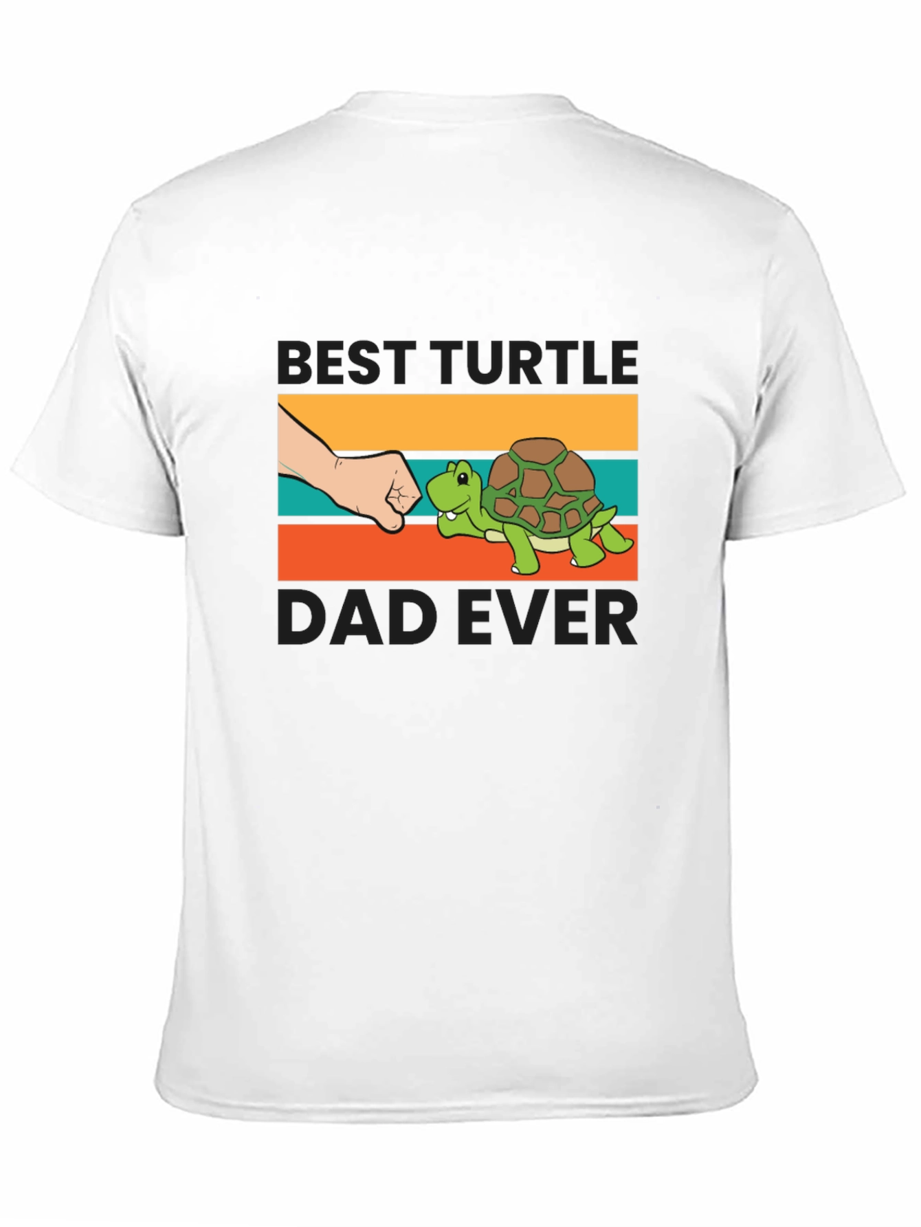 Best Turtle Dad Ever T-Shirt Black