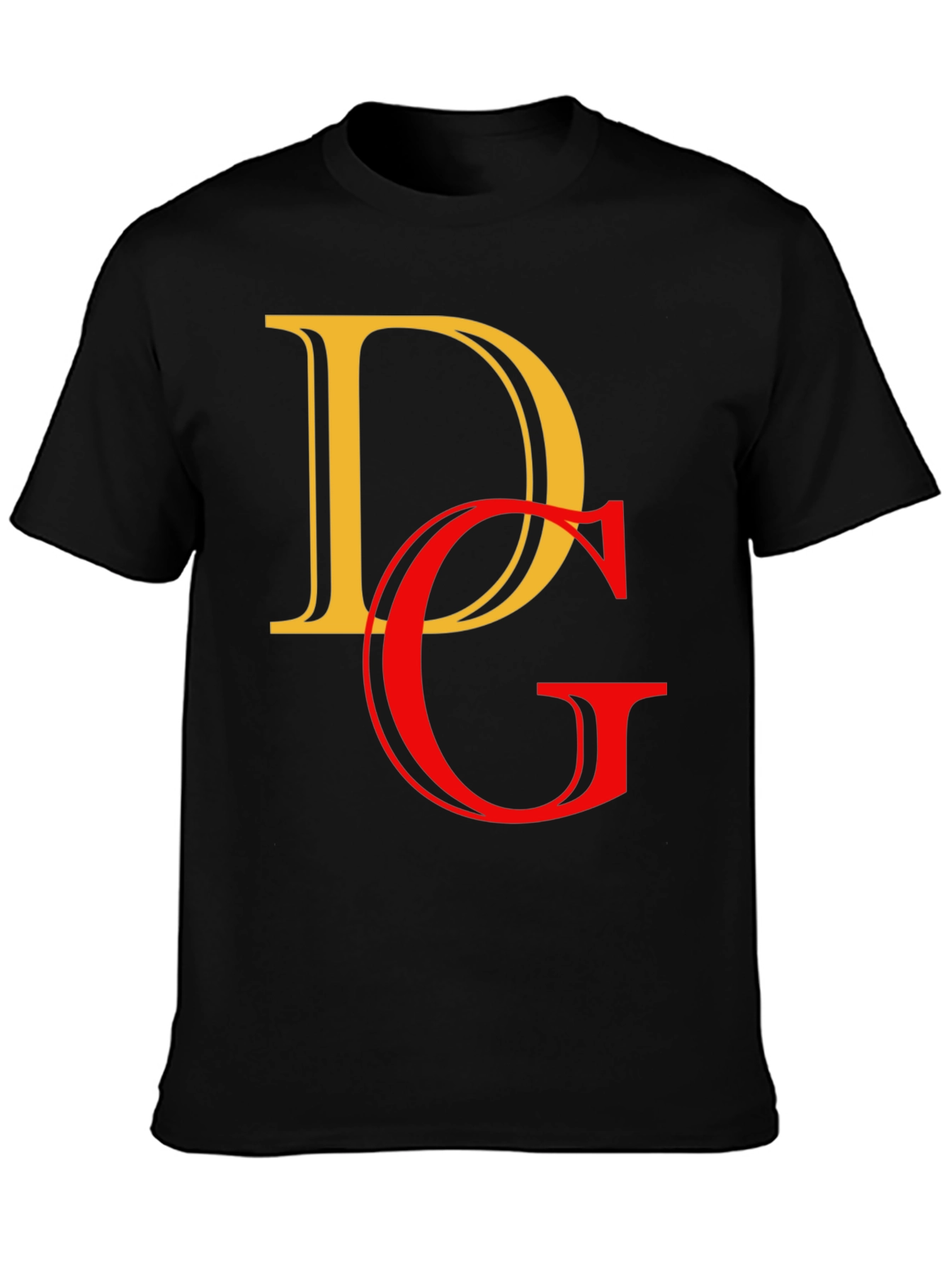 DG Graphic Tee - Stylish Black T-Shirt