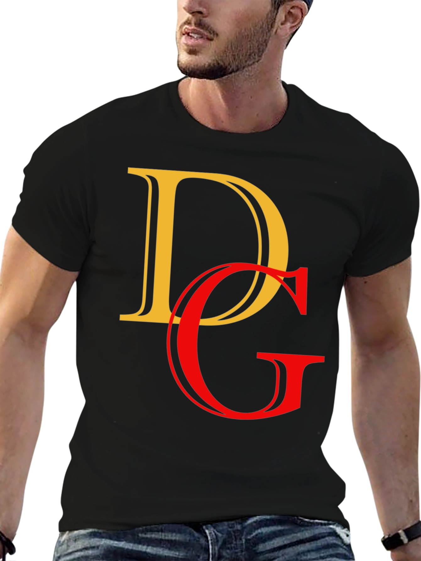 DG Graphic Tee - Stylish Black T-Shirt