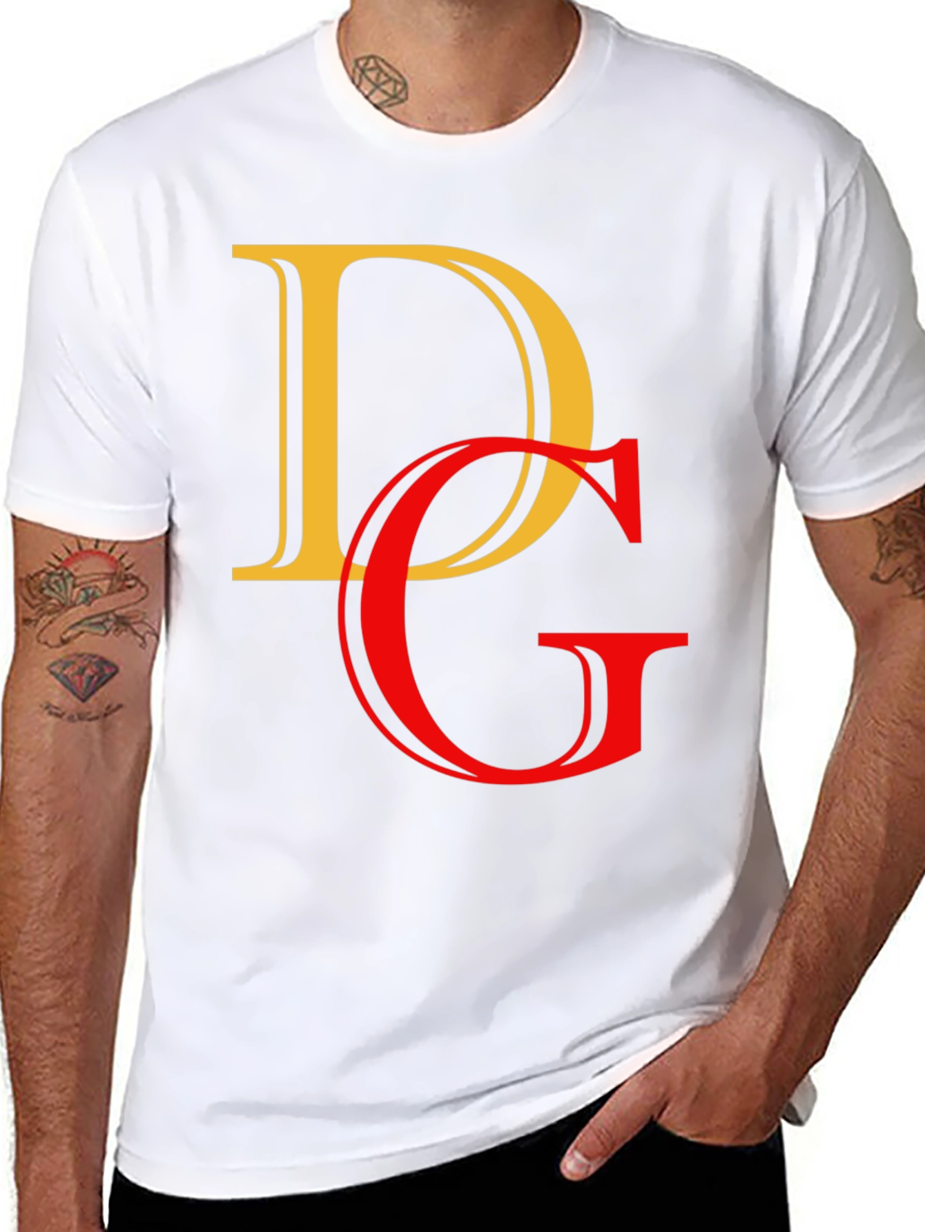 DG Graphic Tee - Stylish Black T-Shirt