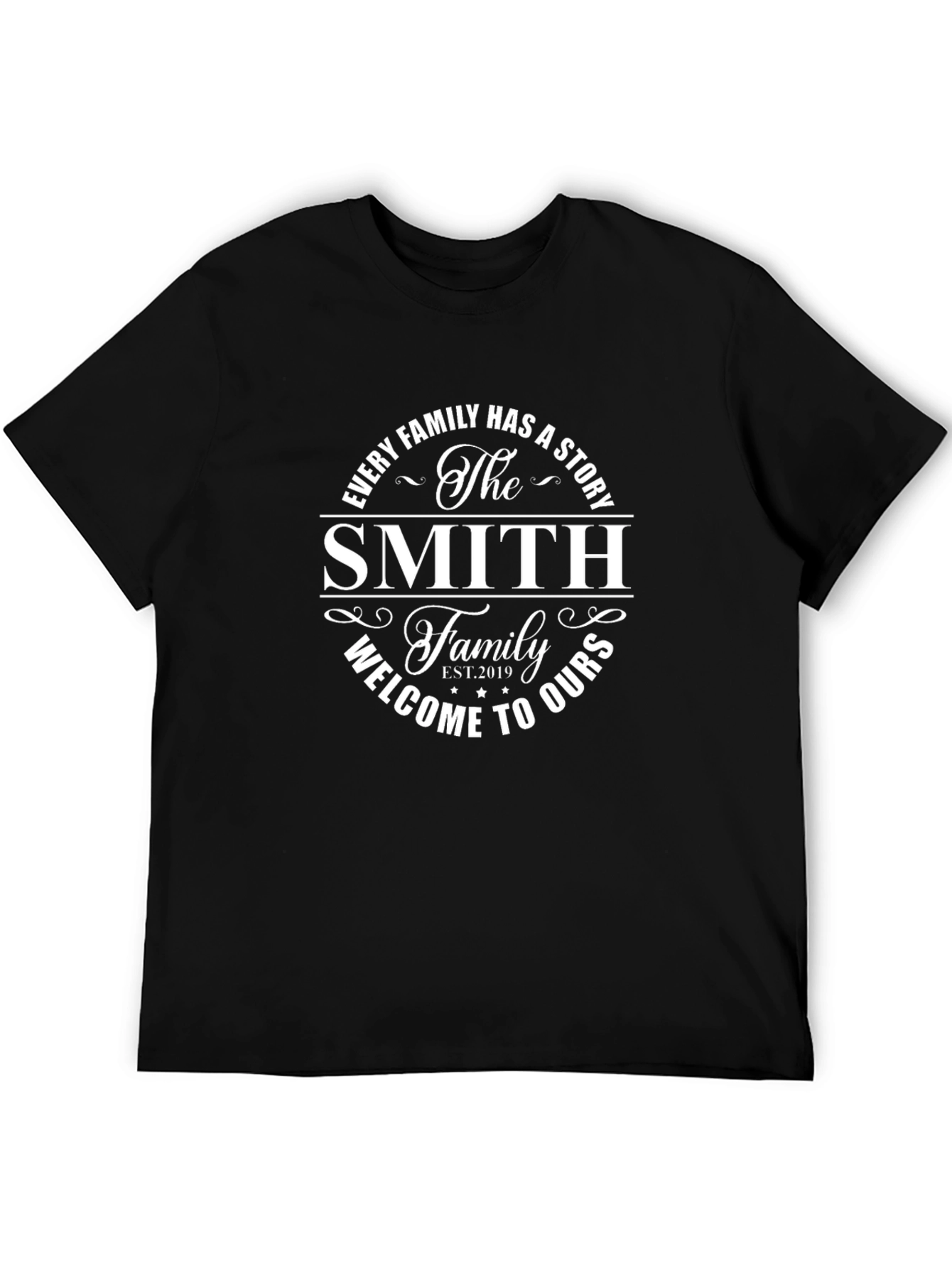 Personalized Family T-Shirt - The Smith Family