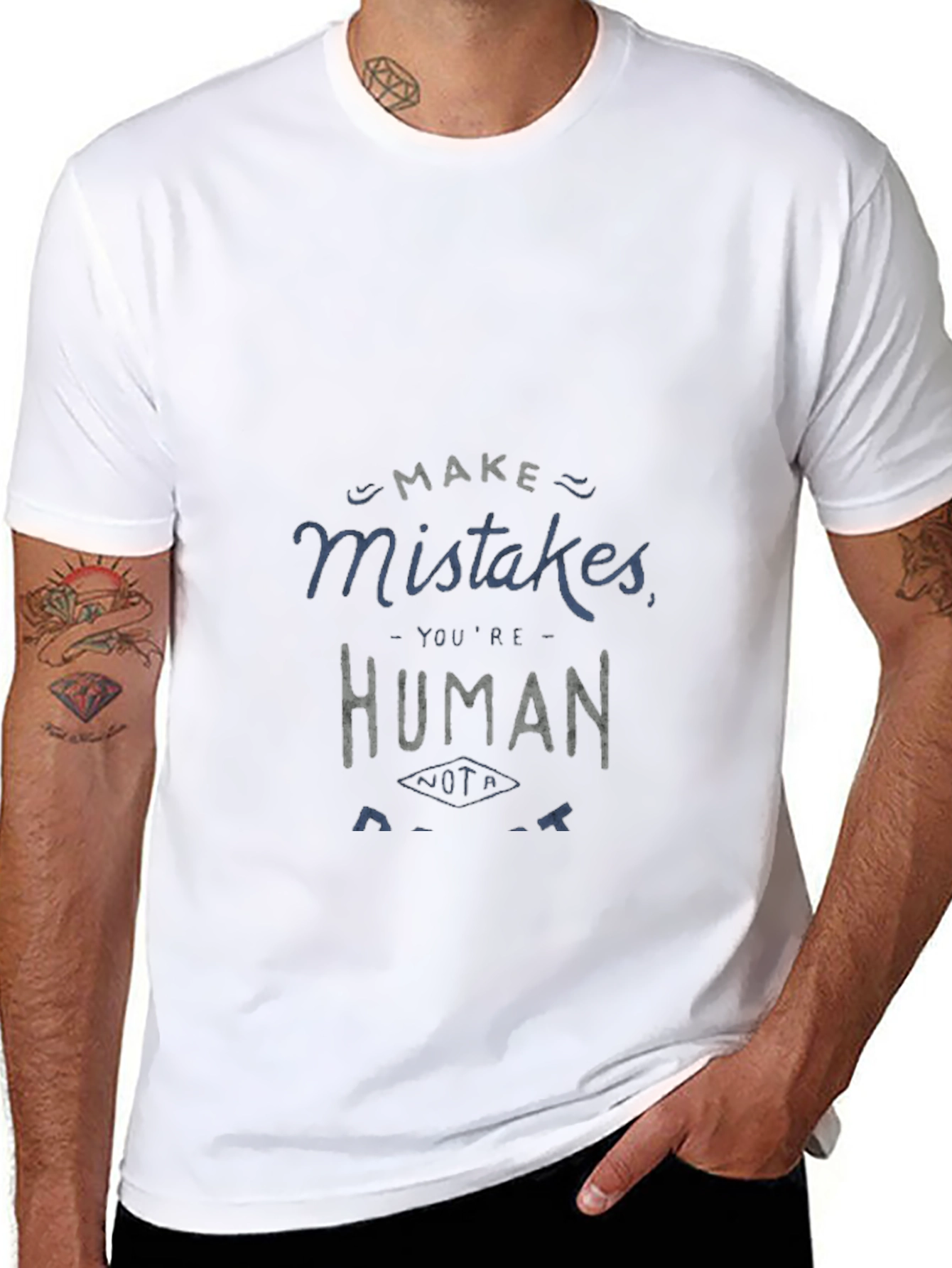 Make Mistakes T-Shirt - Human Graphic Tee