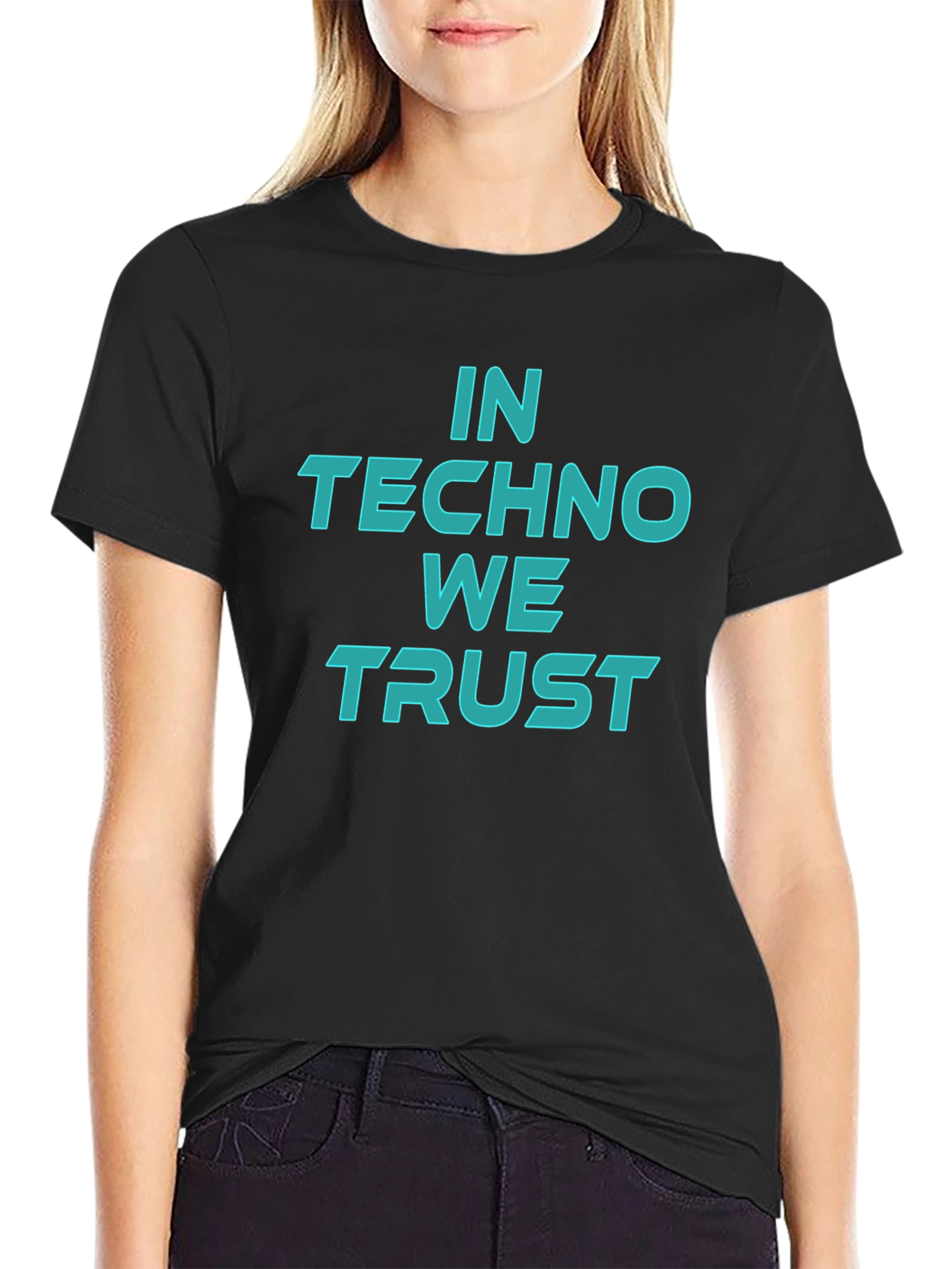 In Techno We Trust Graphic Tee