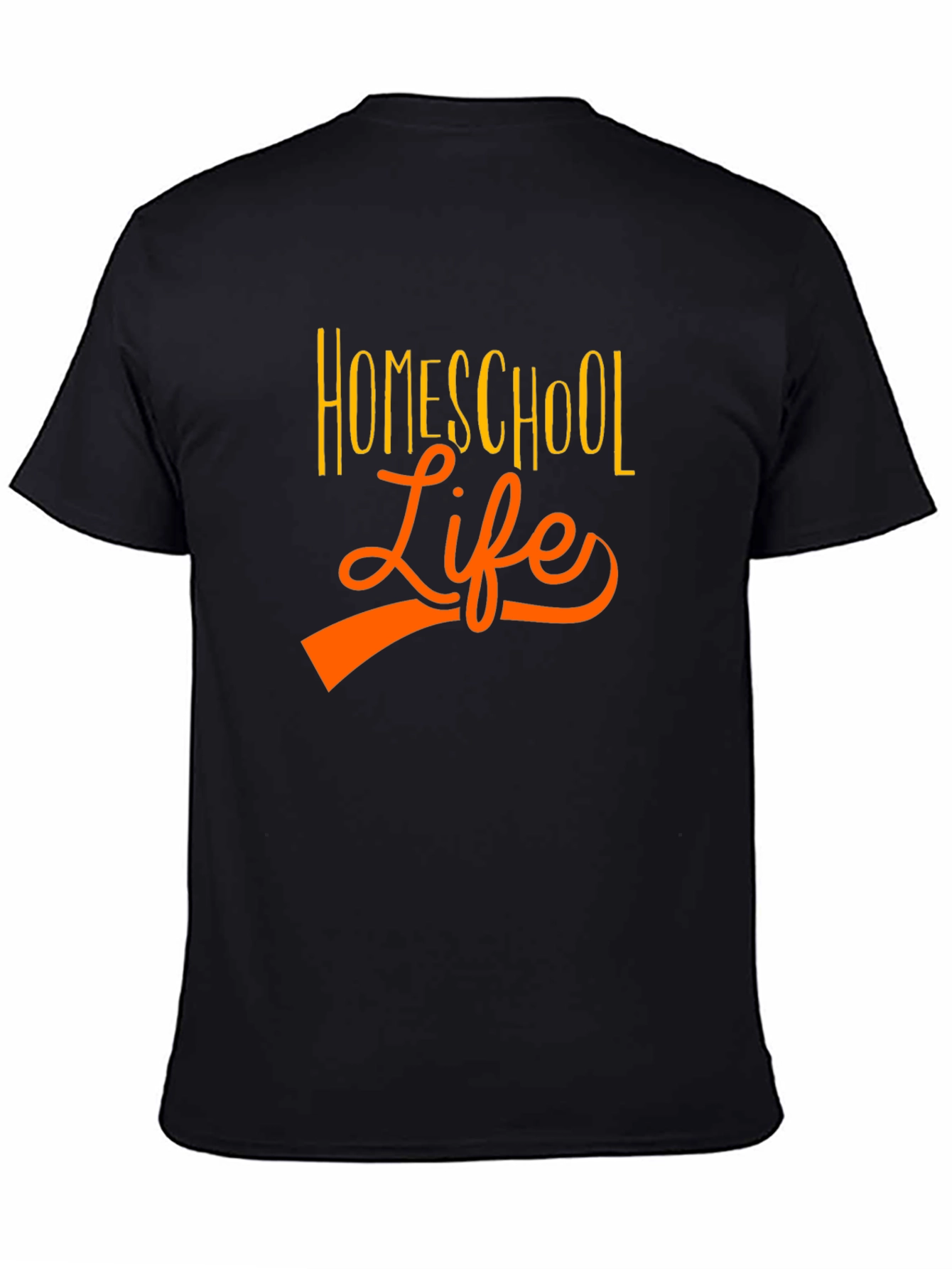 Homeschool Life T-Shirt - Black Casual Tee