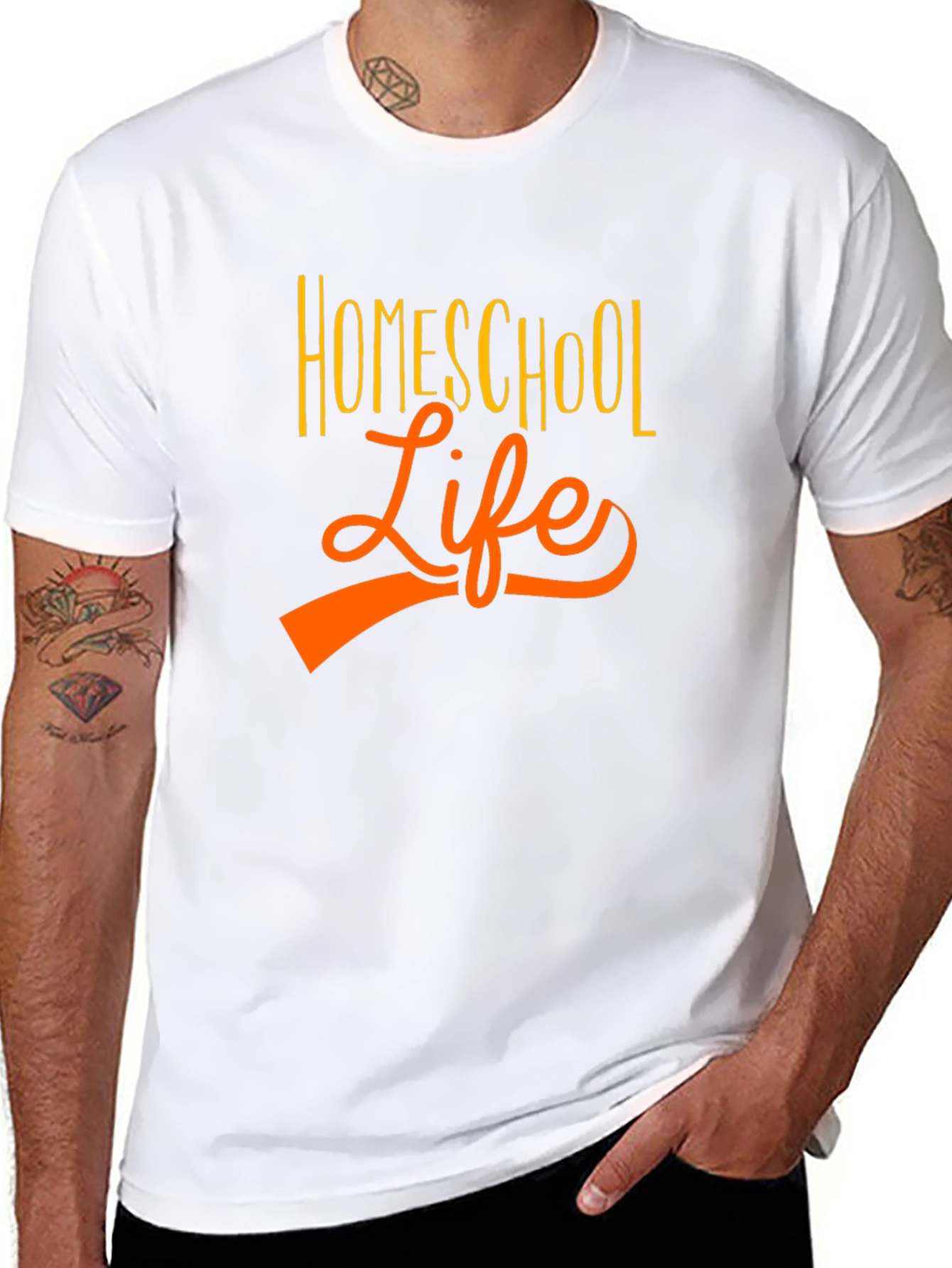 Homeschool Life T-Shirt - Black Casual Tee
