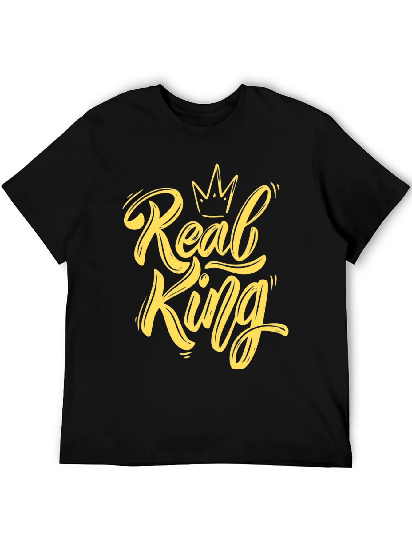 Real King Black Tee