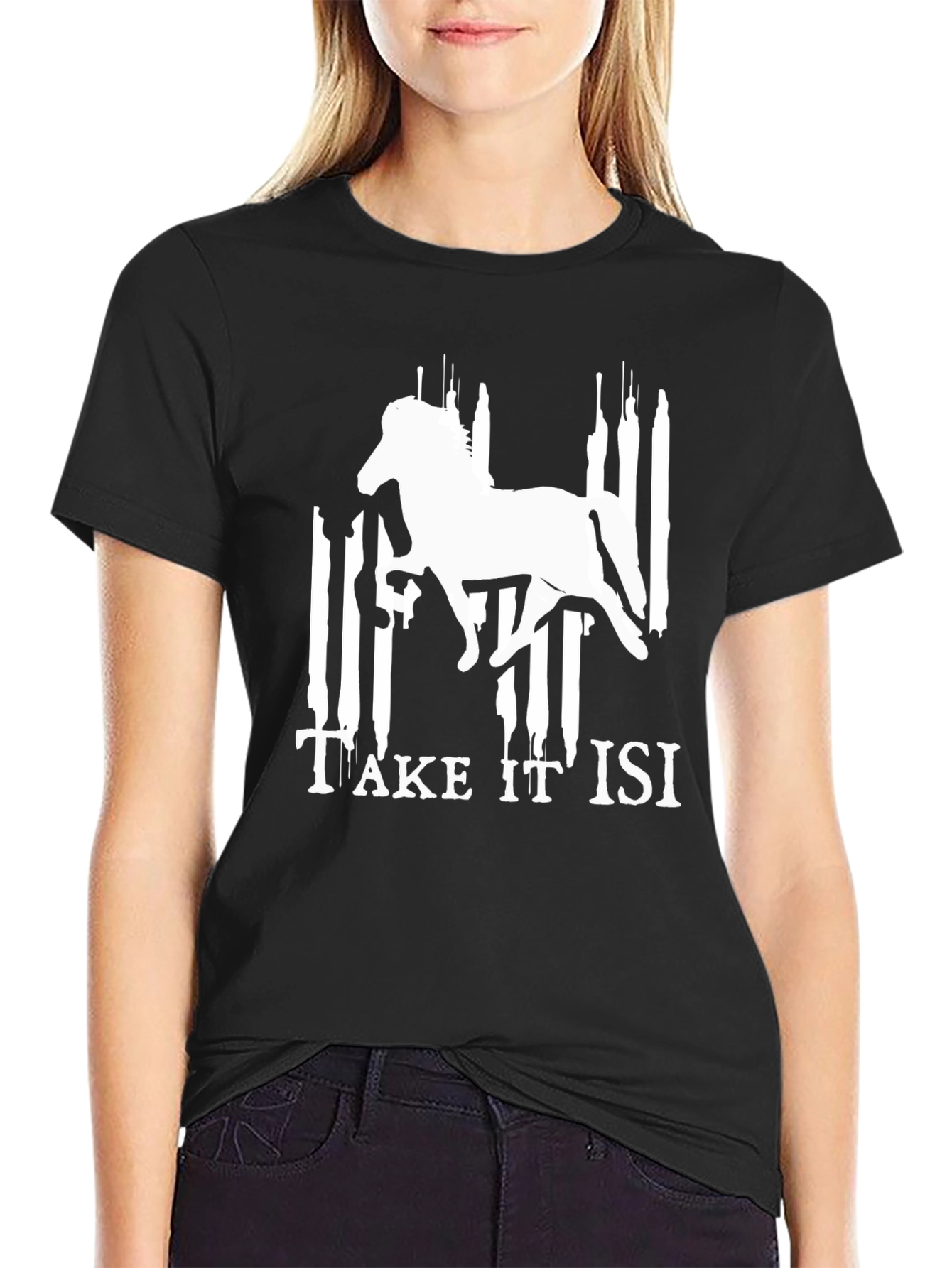 Take It Isi T-Shirt - Horse Graphic Tee
