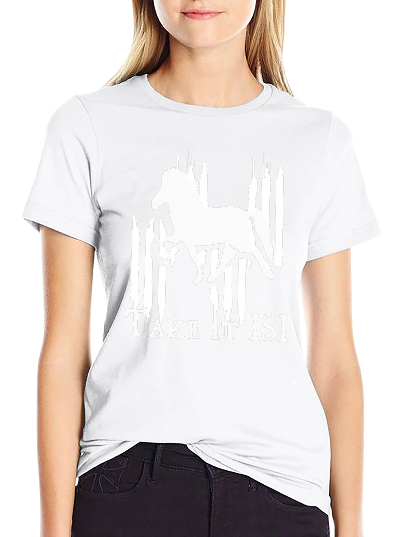 Take It Isi T-Shirt - Horse Graphic Tee