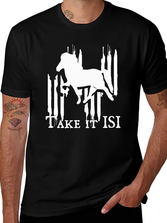 Take It Isi T-Shirt - Horse Graphic Tee