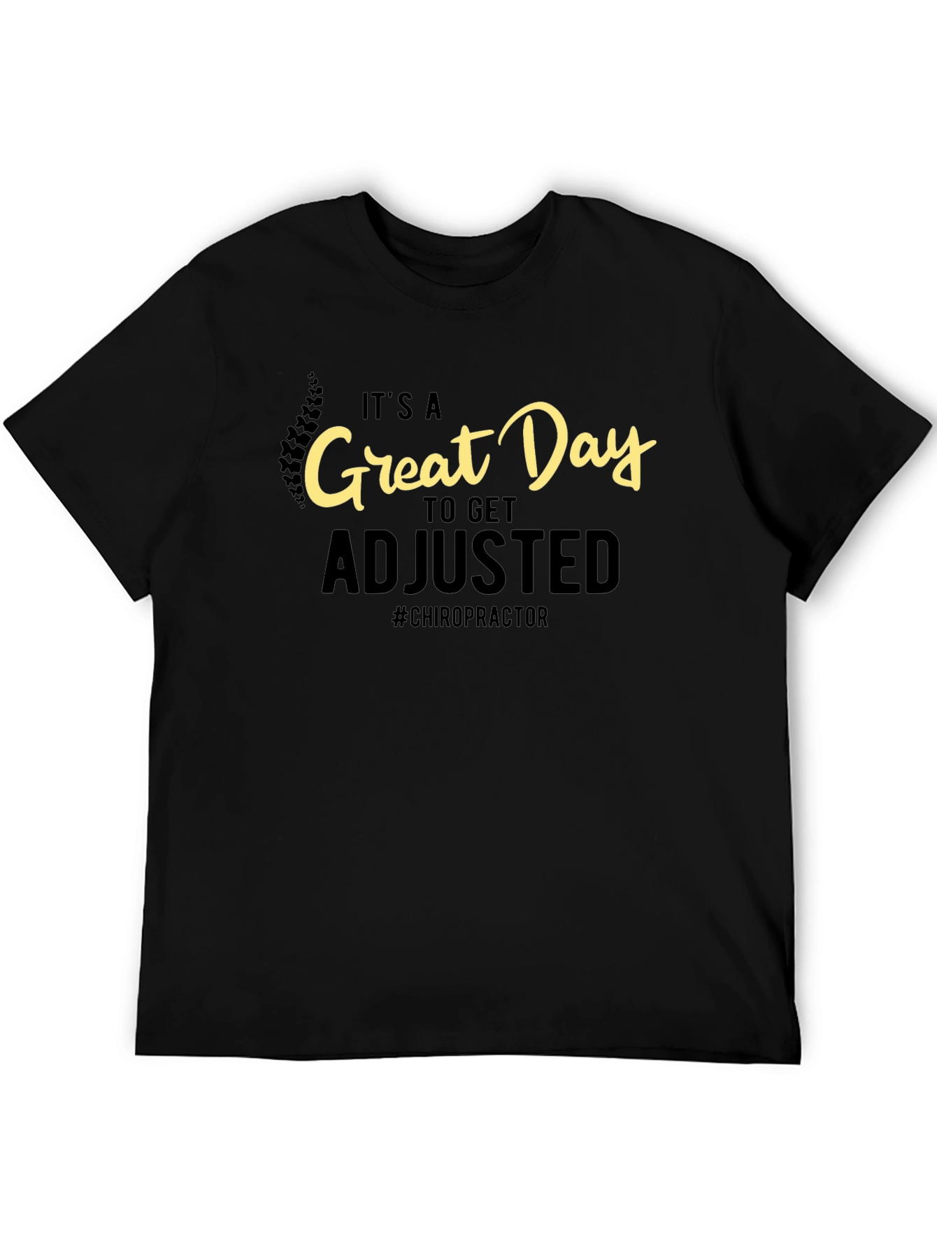Chiropractor Adjustment Black T-Shirt