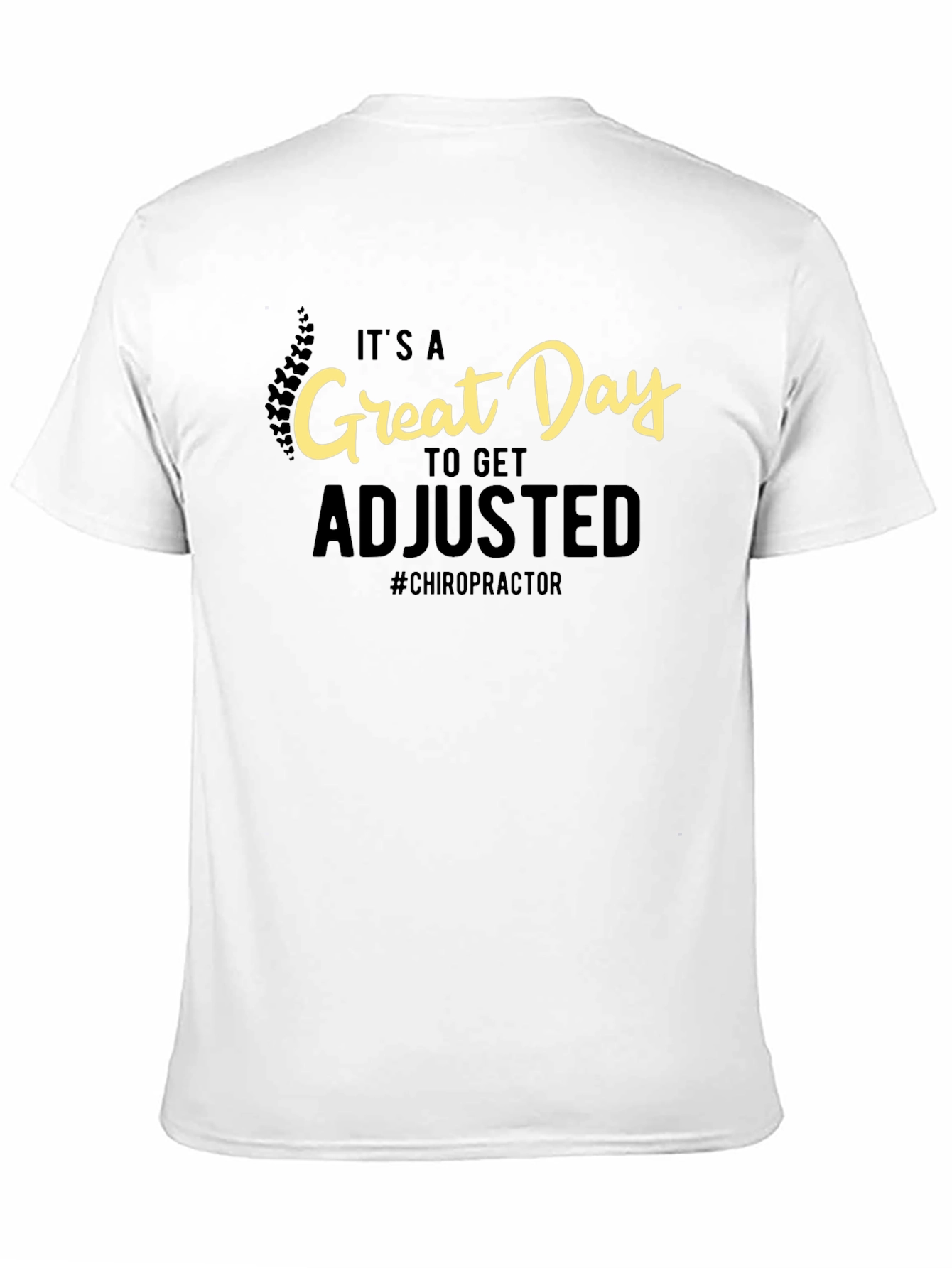 Chiropractor Adjustment Black T-Shirt