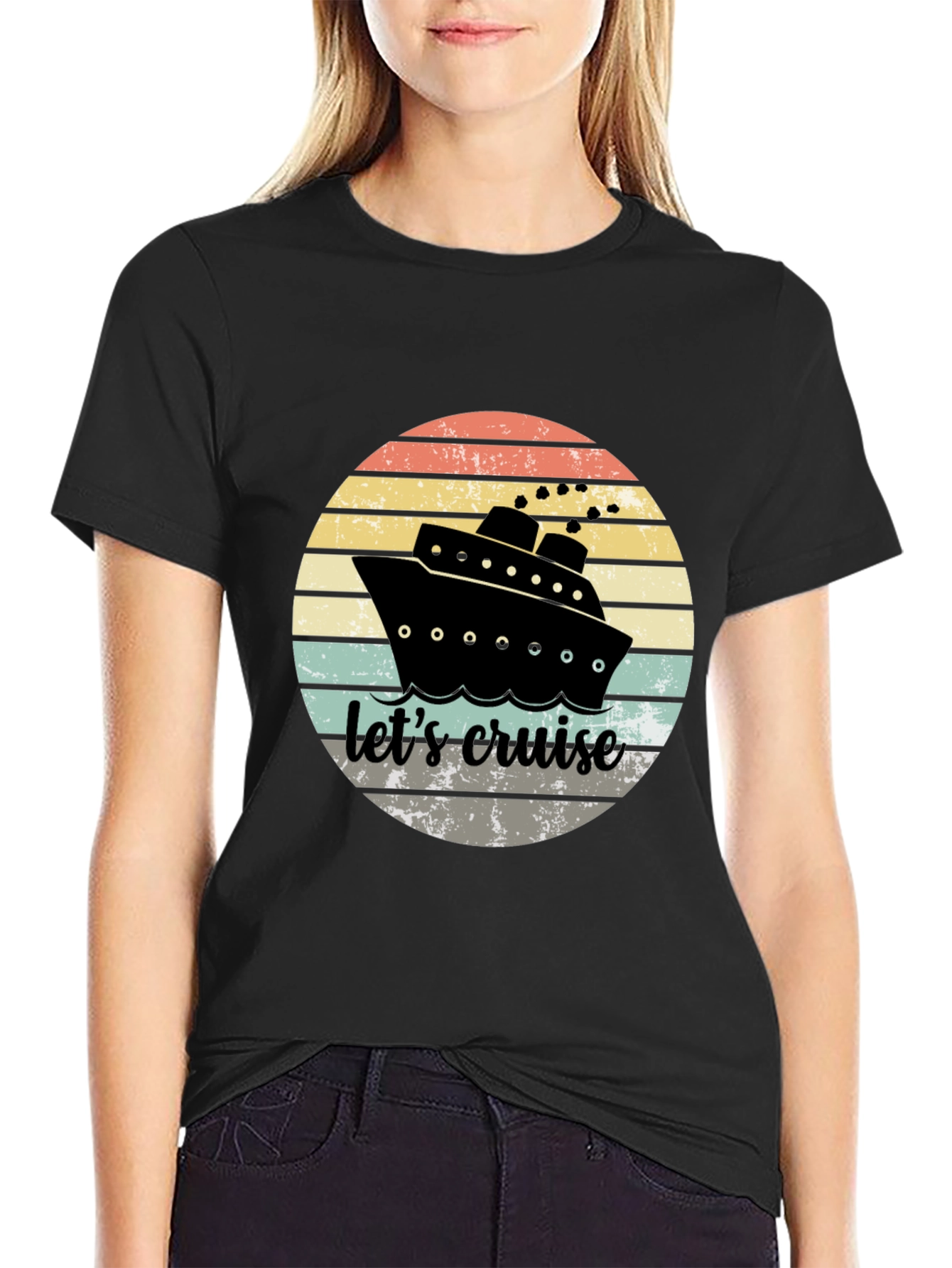 Lets Cruise Graphic Tee - Nautical Summer T-Shirt
