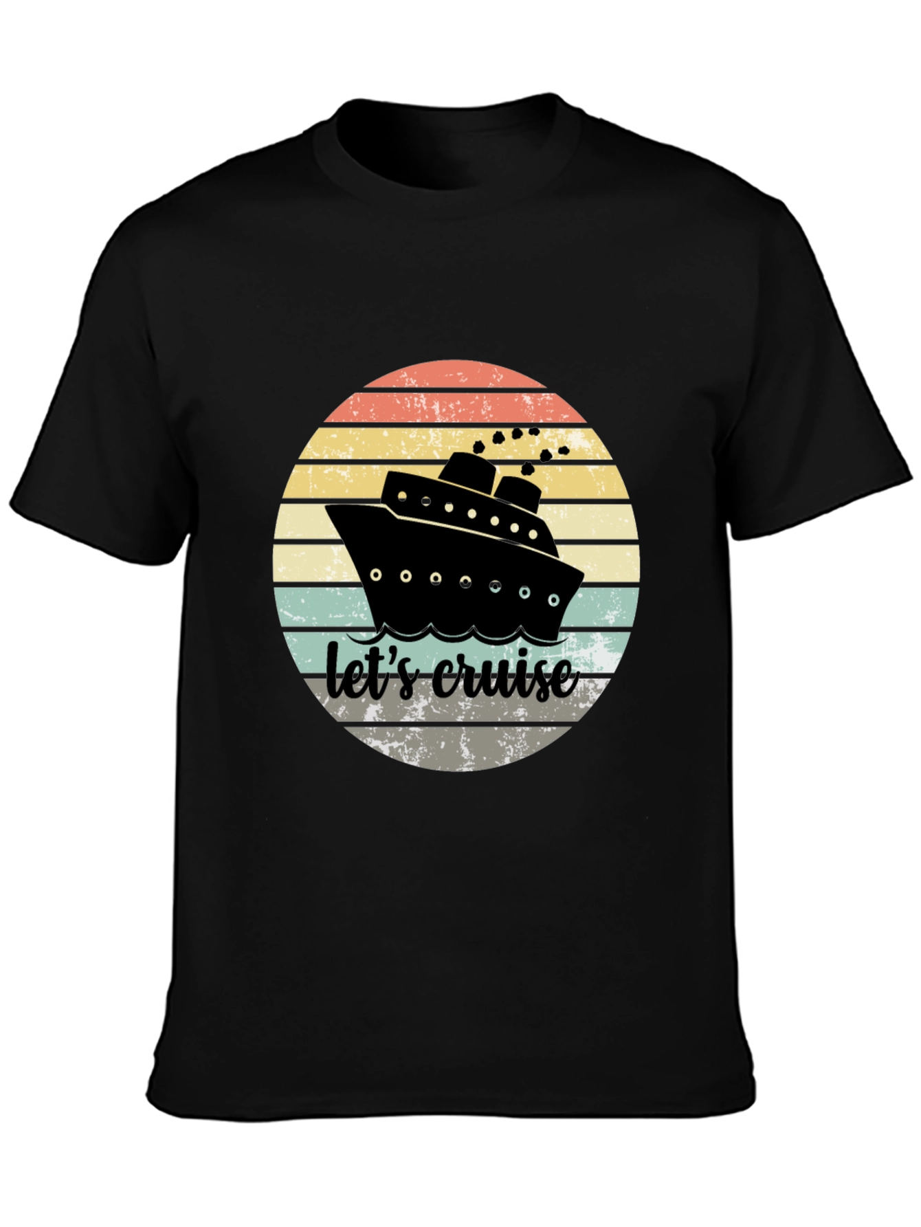 Lets Cruise Graphic Tee - Nautical Summer T-Shirt