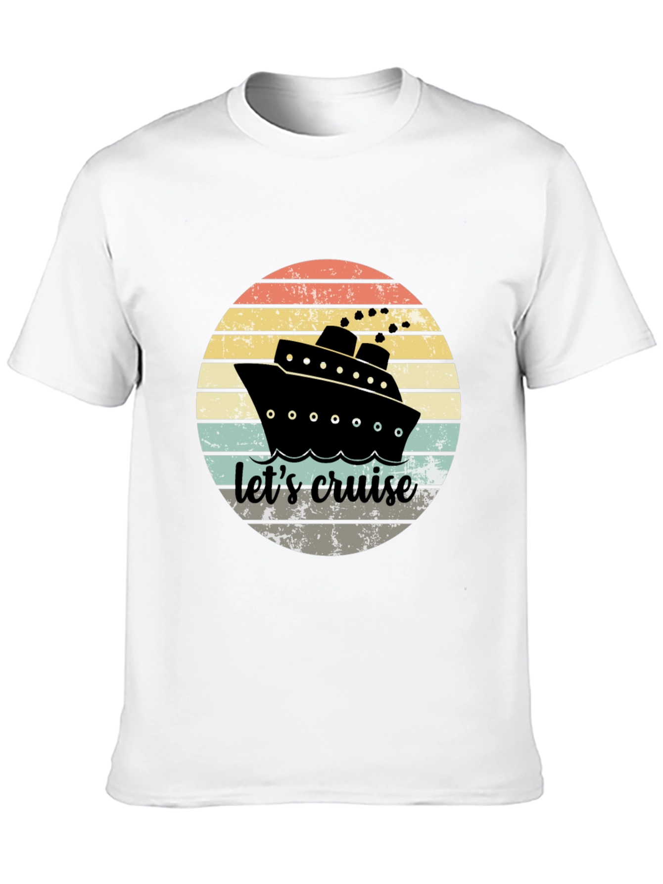 Lets Cruise Graphic Tee - Nautical Summer T-Shirt