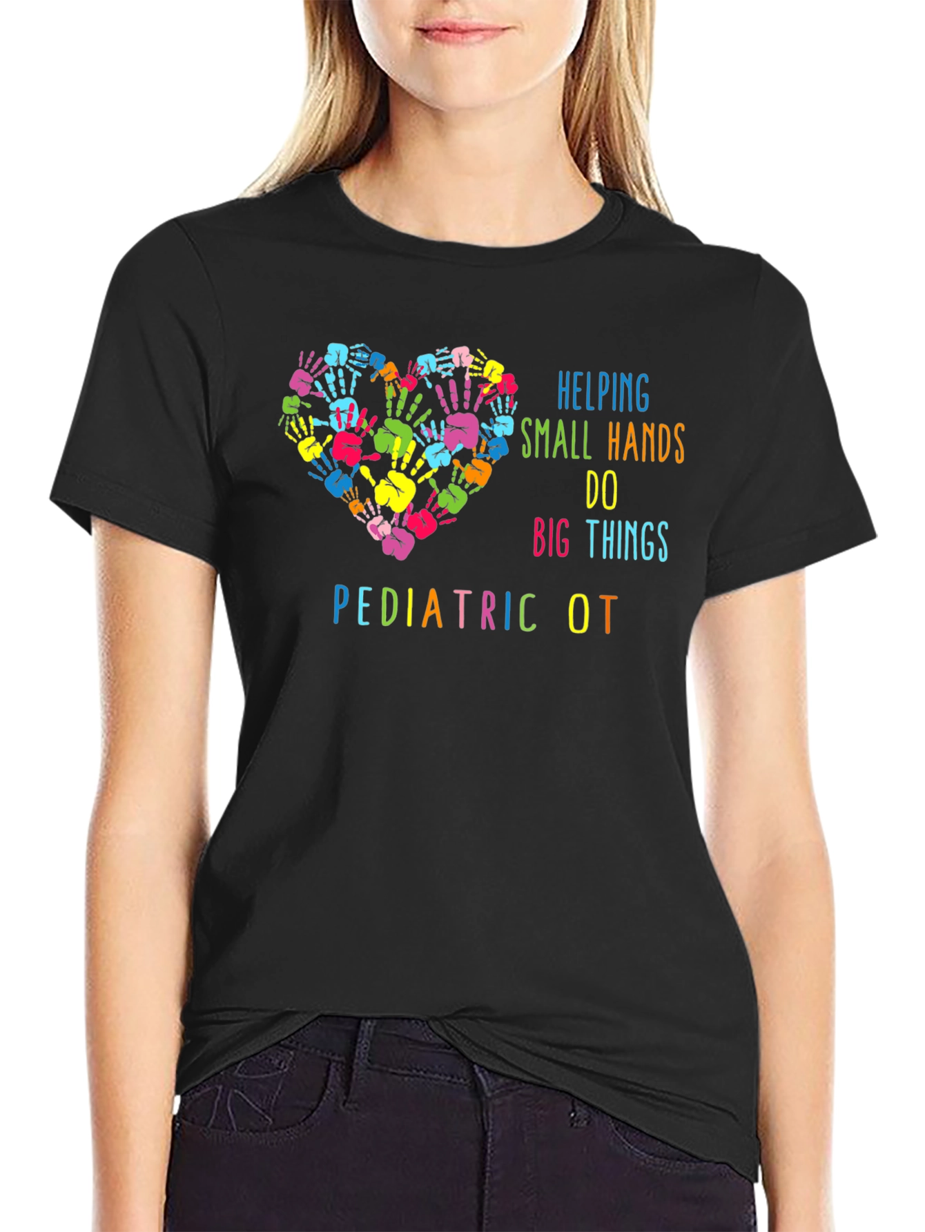 Pediatric OT Helping Hands Graphic T-Shirt