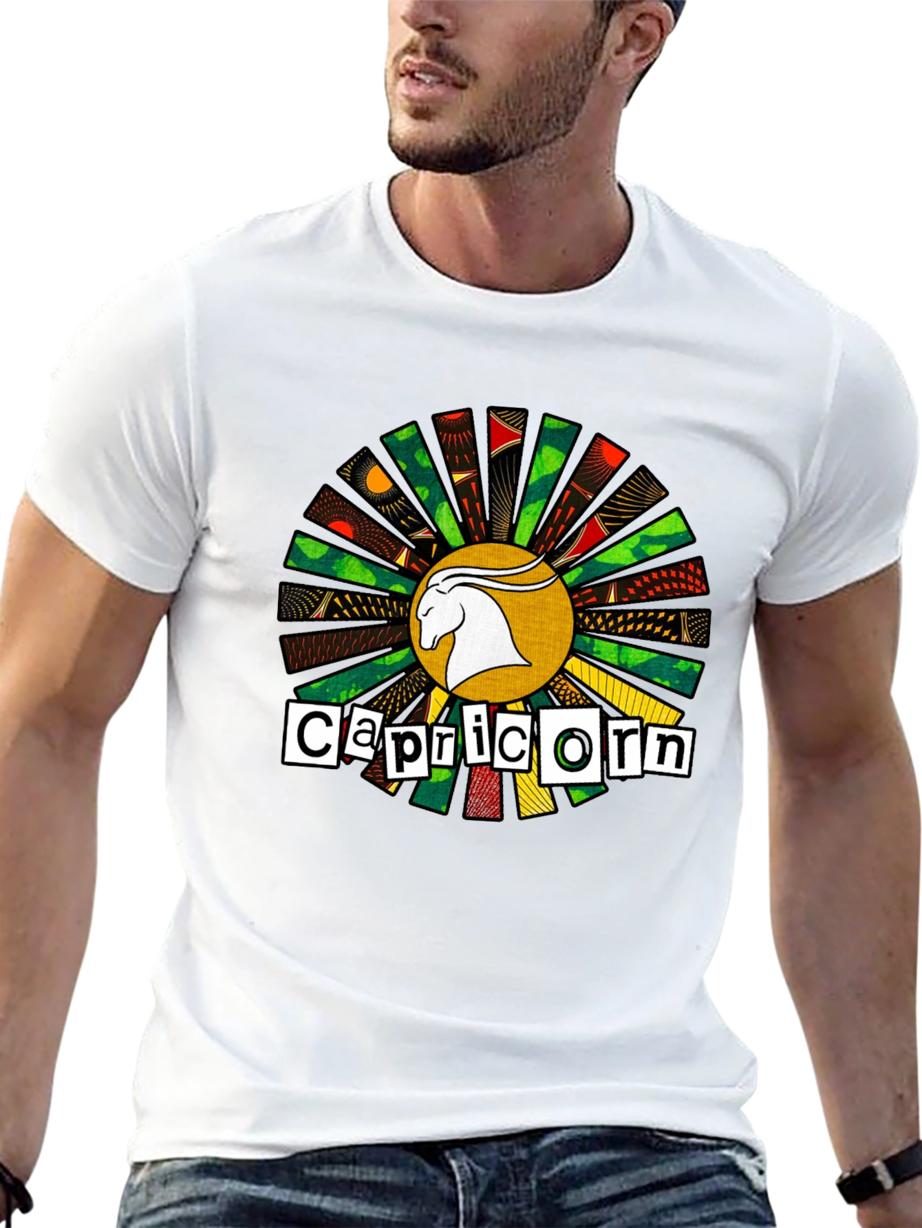 Capricorn Zodiac Sign Graphic T-Shirt