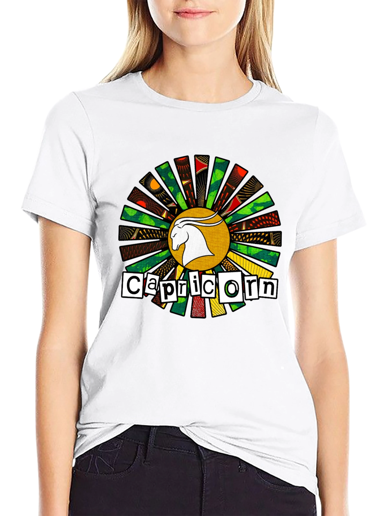 Capricorn Zodiac Sign Graphic T-Shirt