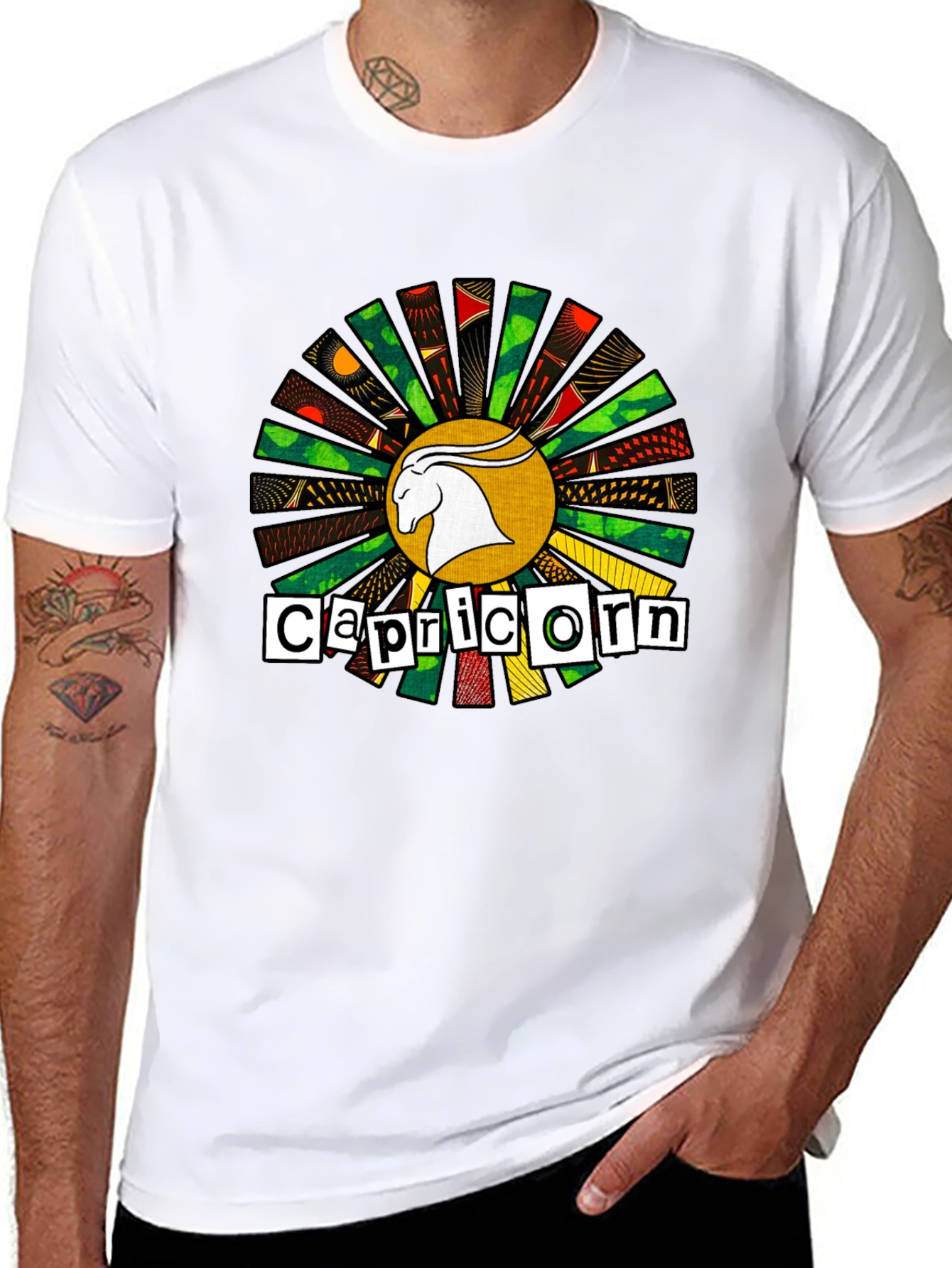 Capricorn Zodiac Sign Graphic T-Shirt