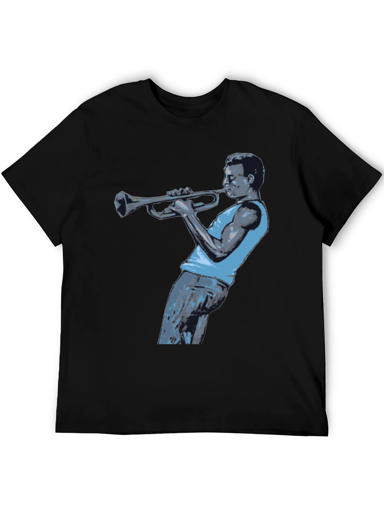 Miles Davis Trumpet Black T-Shirt