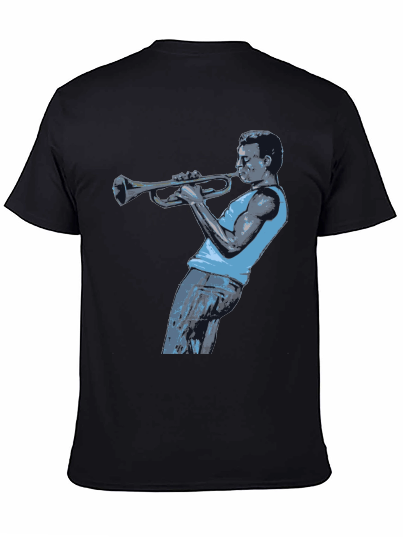 Miles Davis Trumpet Black T-Shirt