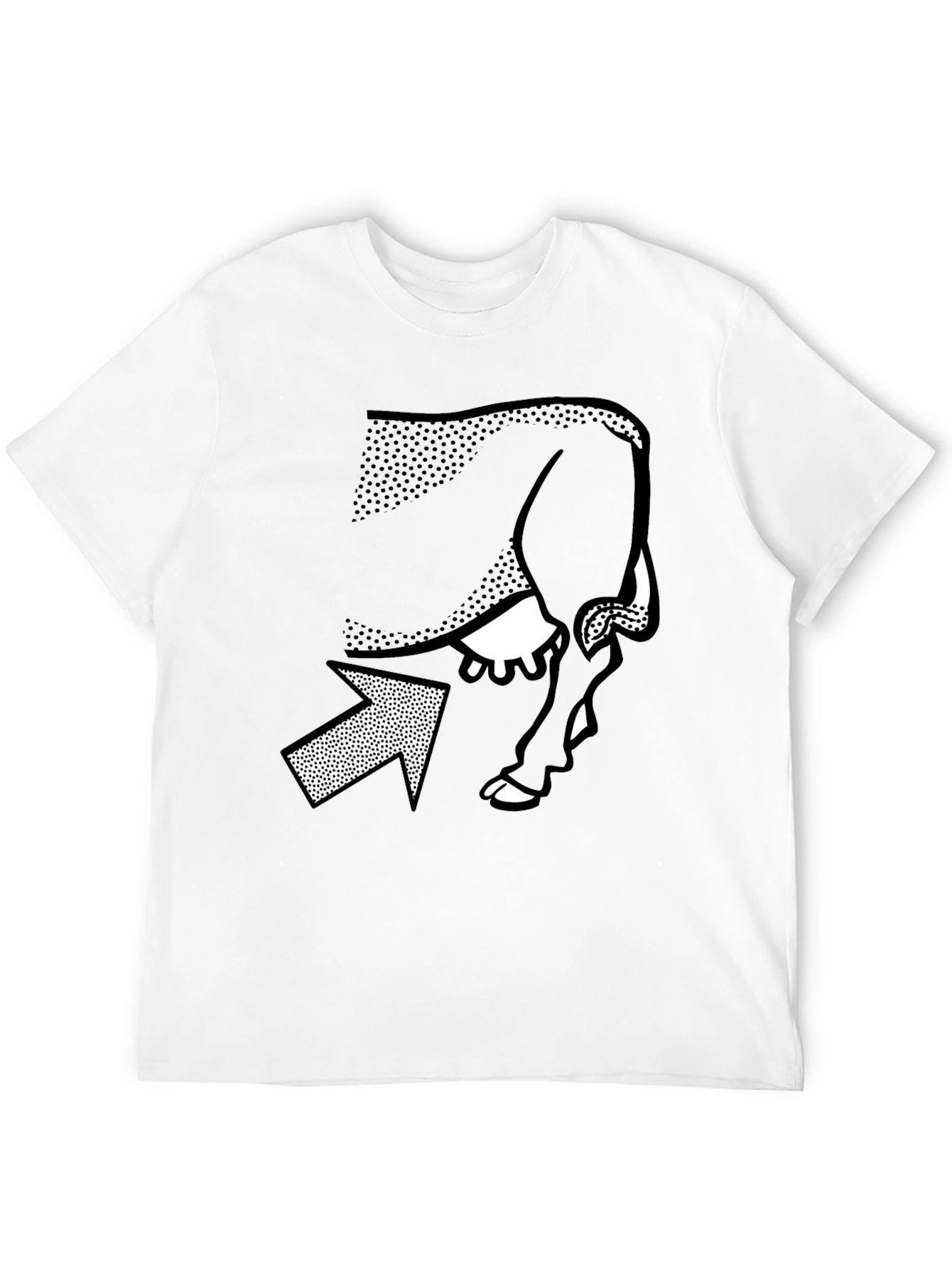 Optical Illusion T-Shirt - Cow or Woman?