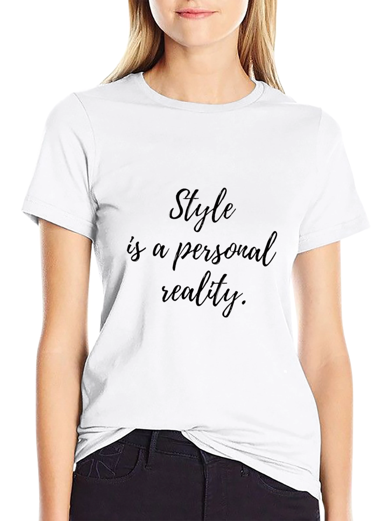 Stylish Black T-Shirt: Style is Personal Reality