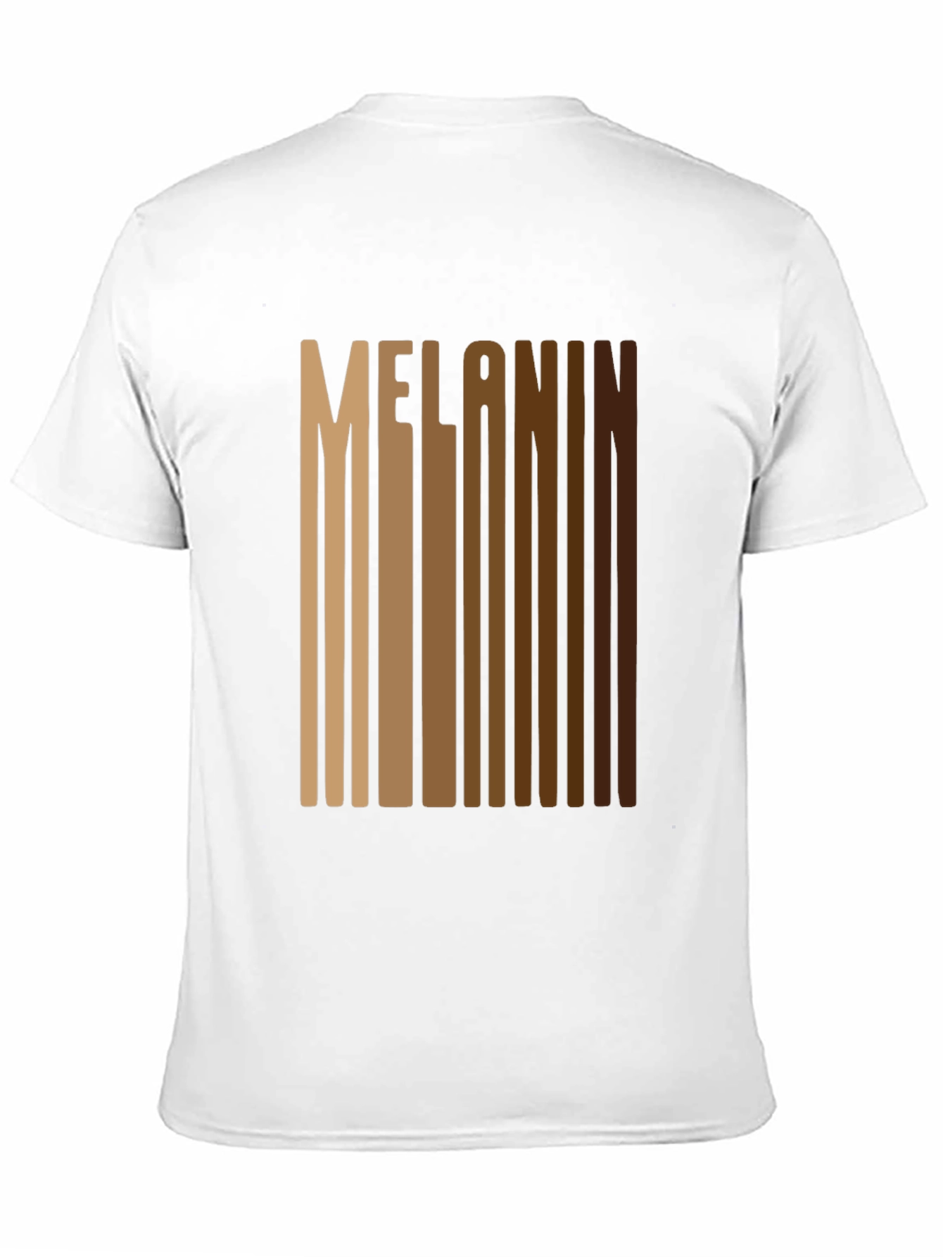 Melanin Barcode Graphic Tee - Black T-Shirt