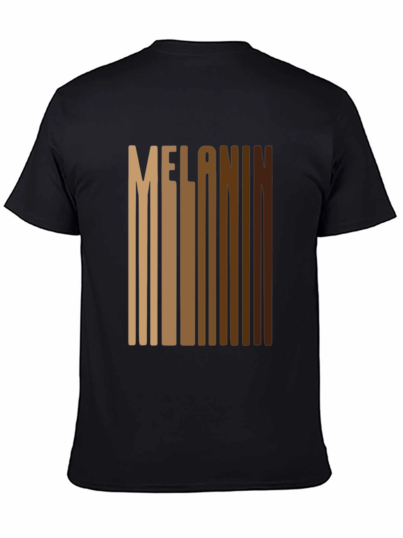 Melanin Barcode Graphic Tee - Black T-Shirt