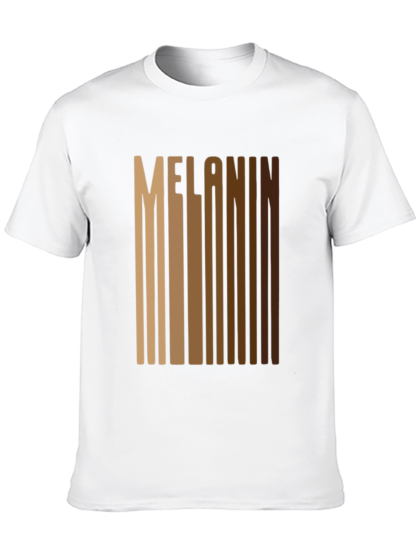 Melanin Barcode Graphic Tee - Black T-Shirt
